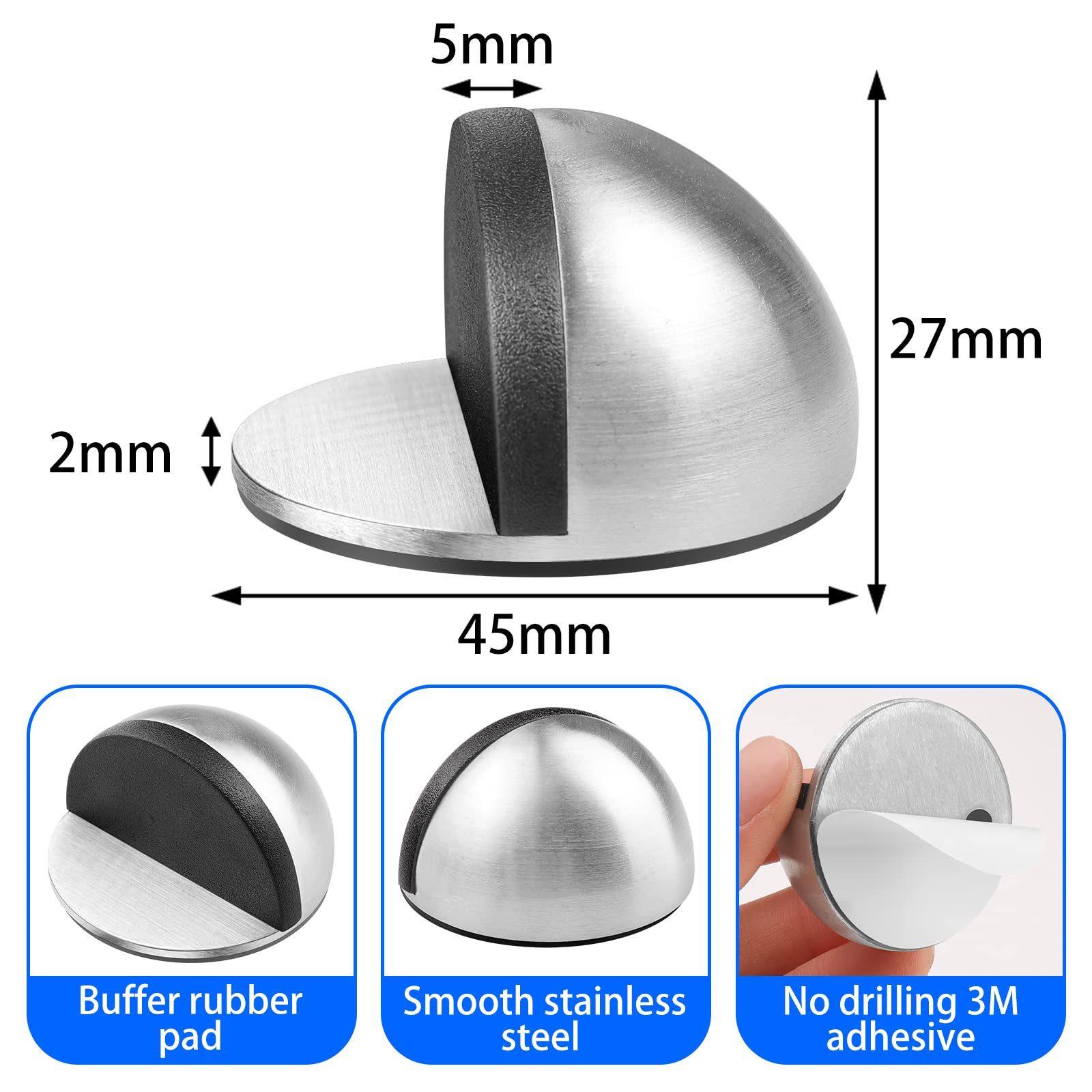 BlingBin Bodentürstopper 4 Stück Türstopper Boden günstig online kaufen
