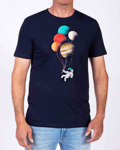 wat? Apparel Print-Shirt Balloon Spaceman (1-tlg)