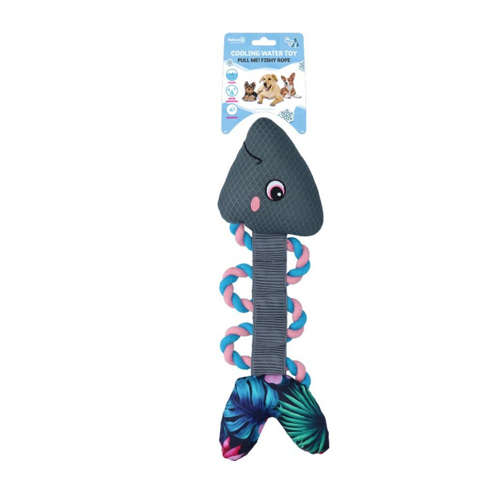 Thumbnail - CoolPets Kauspielzeug Pull me! Fishy rope (Flower)
