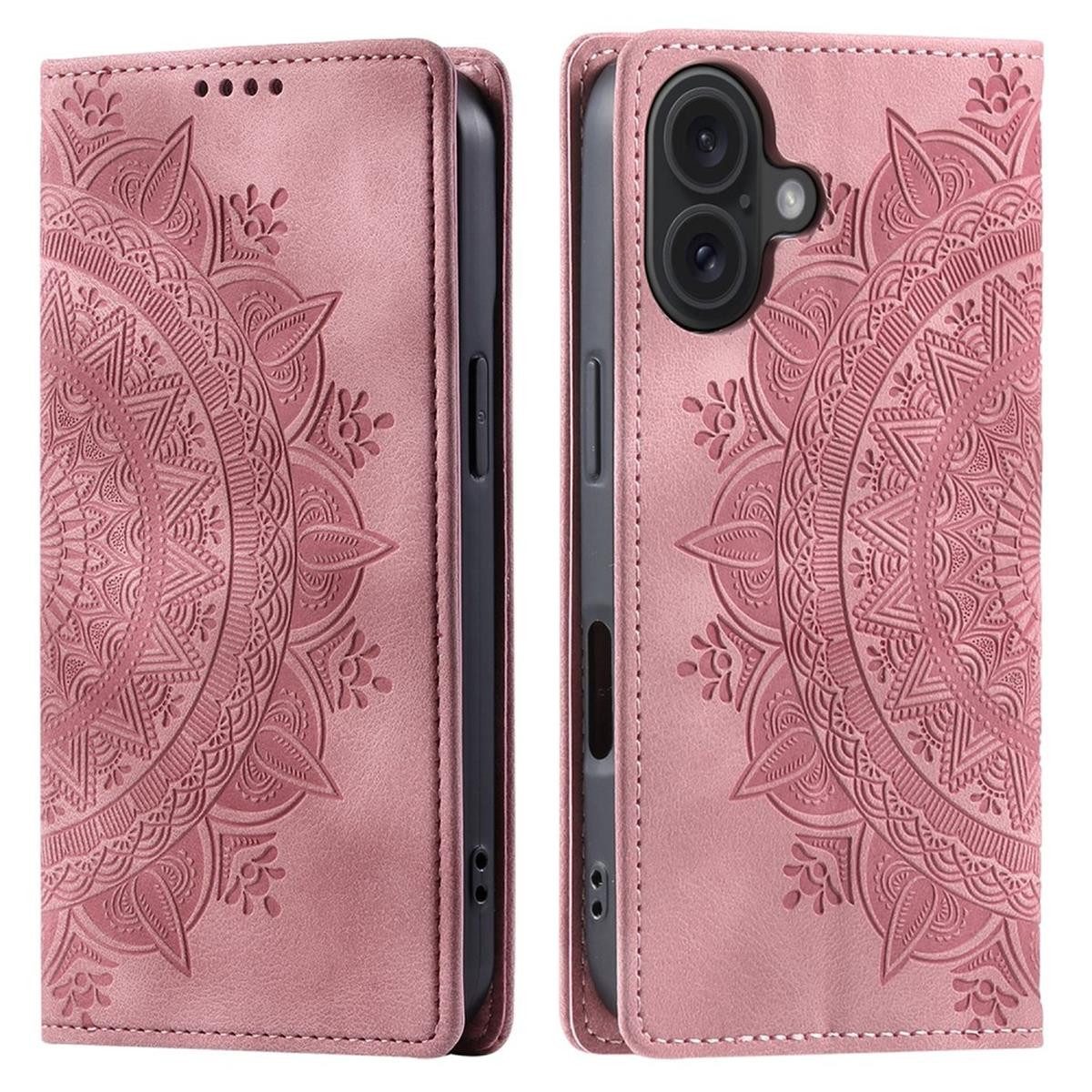 CoverKingz Handyhülle Hülle für Apple iPhone 17 Handyhülle Flip Case Cover Tasche Etui, Mandala
