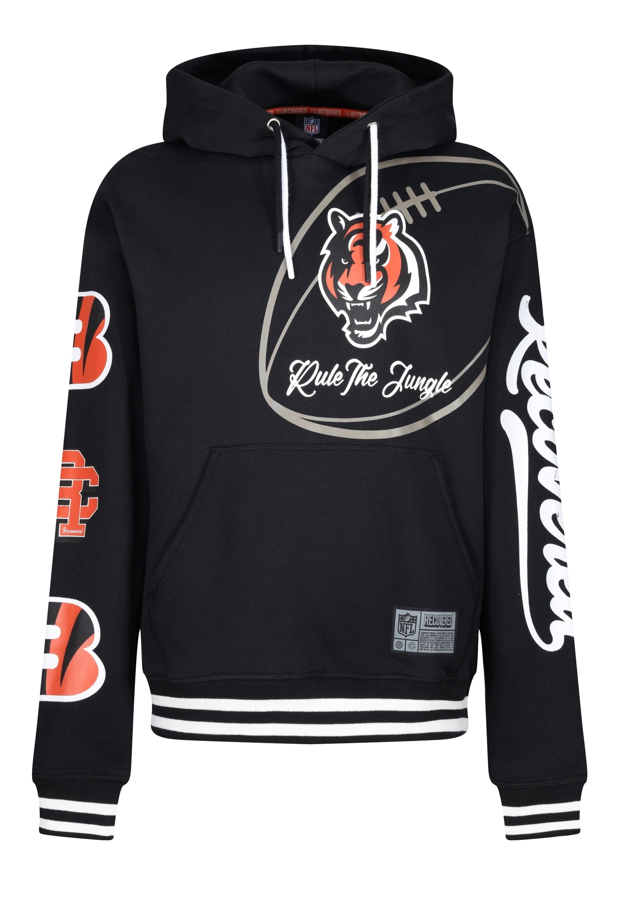 Recovered Kapuzensweatshirt NFL Bengals Rule The Jungle für Cincinnati Beng günstig online kaufen
