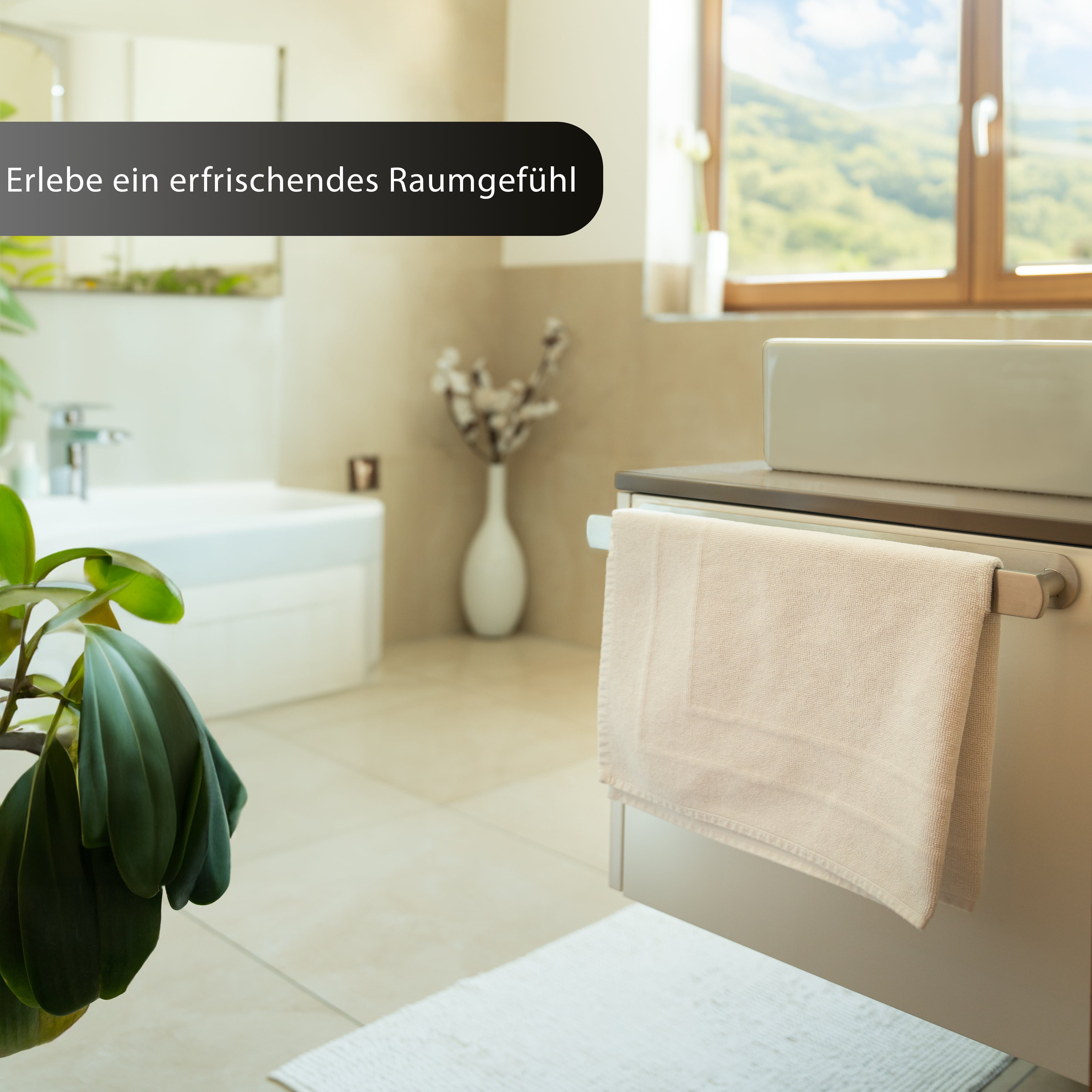 Dolvhin Handtuchhalter ohne Bohren Handtuchstange Edelstahl Gästehandtuchhalter Selbstklebend, zum Kleben inkl. extra starkem 3M Klebestreifen