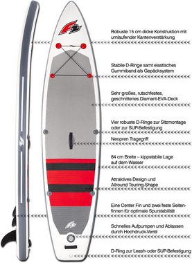 F2 Inflatable SUP-Board »Union 11,5«, (Set, 5 tlg), Stand Up Paddling