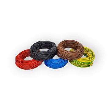 Ekabel24.de H07V-K 2,5mm² Einzelader Kabel 100m grün-gelb blau rot braun schwarz Stromkabel