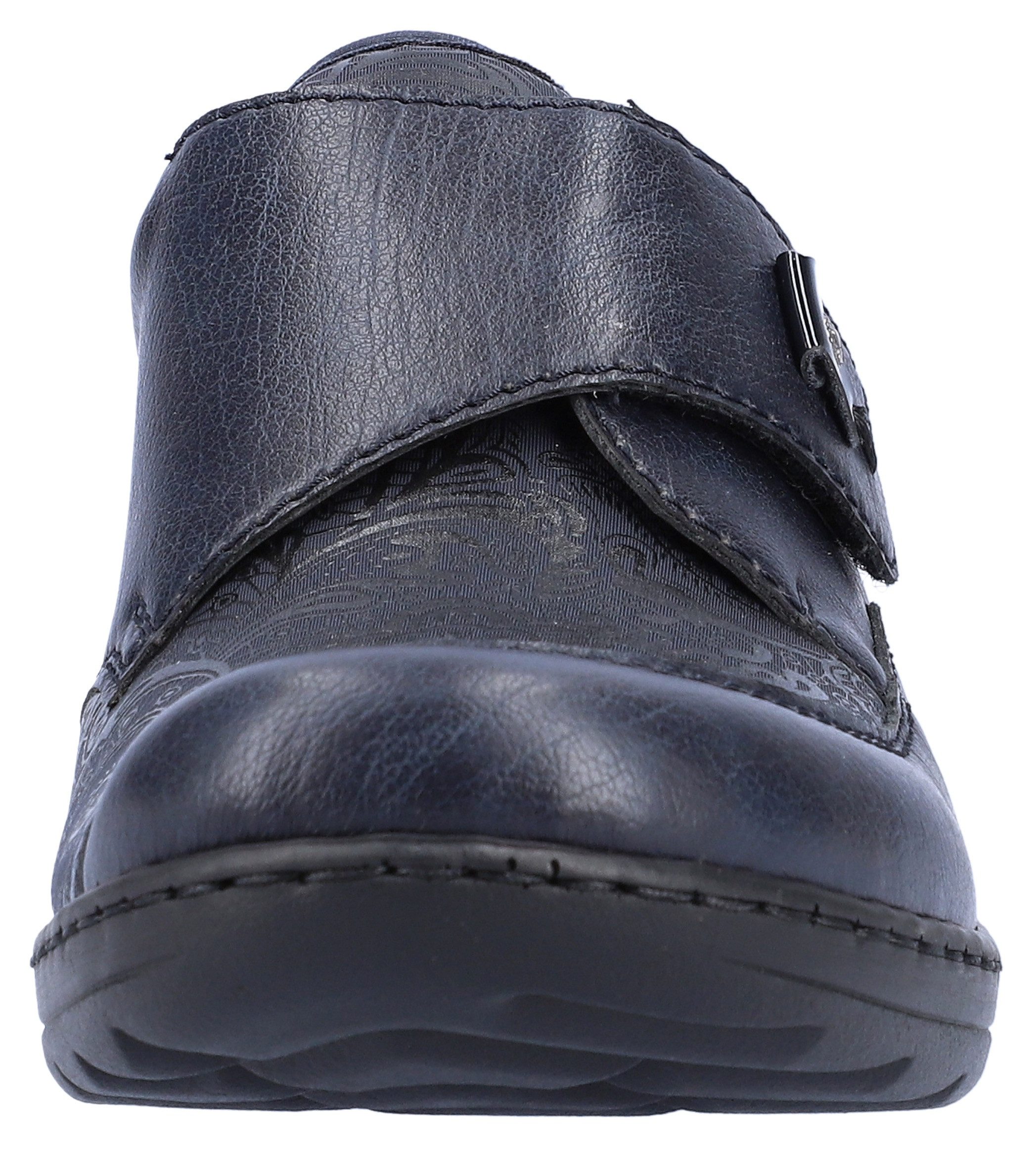 Rieker Klettschuh mit dezentem Paisley-Muster