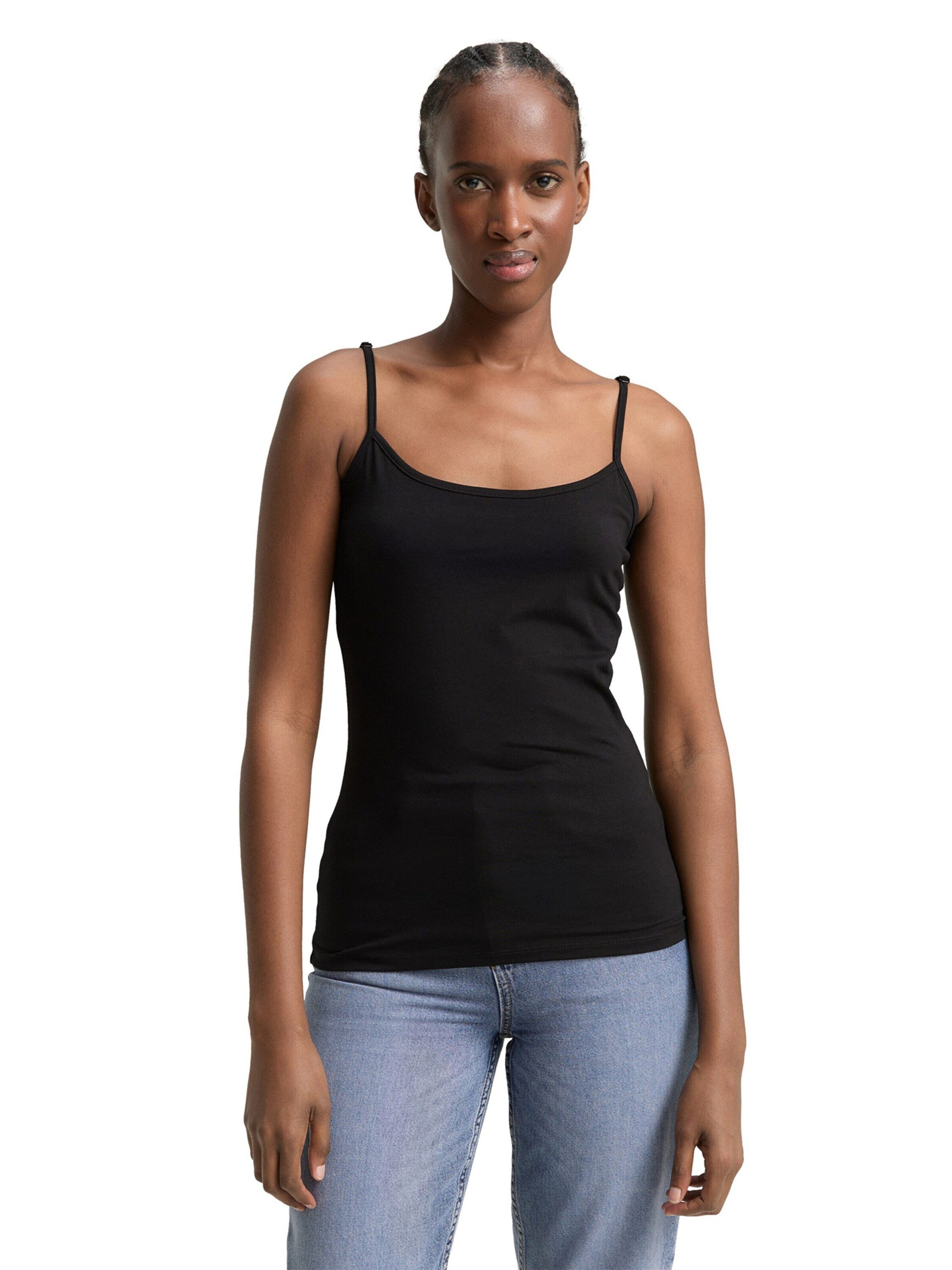TOM TAILOR Shirttop (2-tlg) Plain/ohne Details