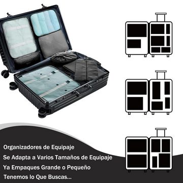 Cbei Kofferorganizer 16 Teilige Packing Cubes Kleidertaschen Koffer Organizer