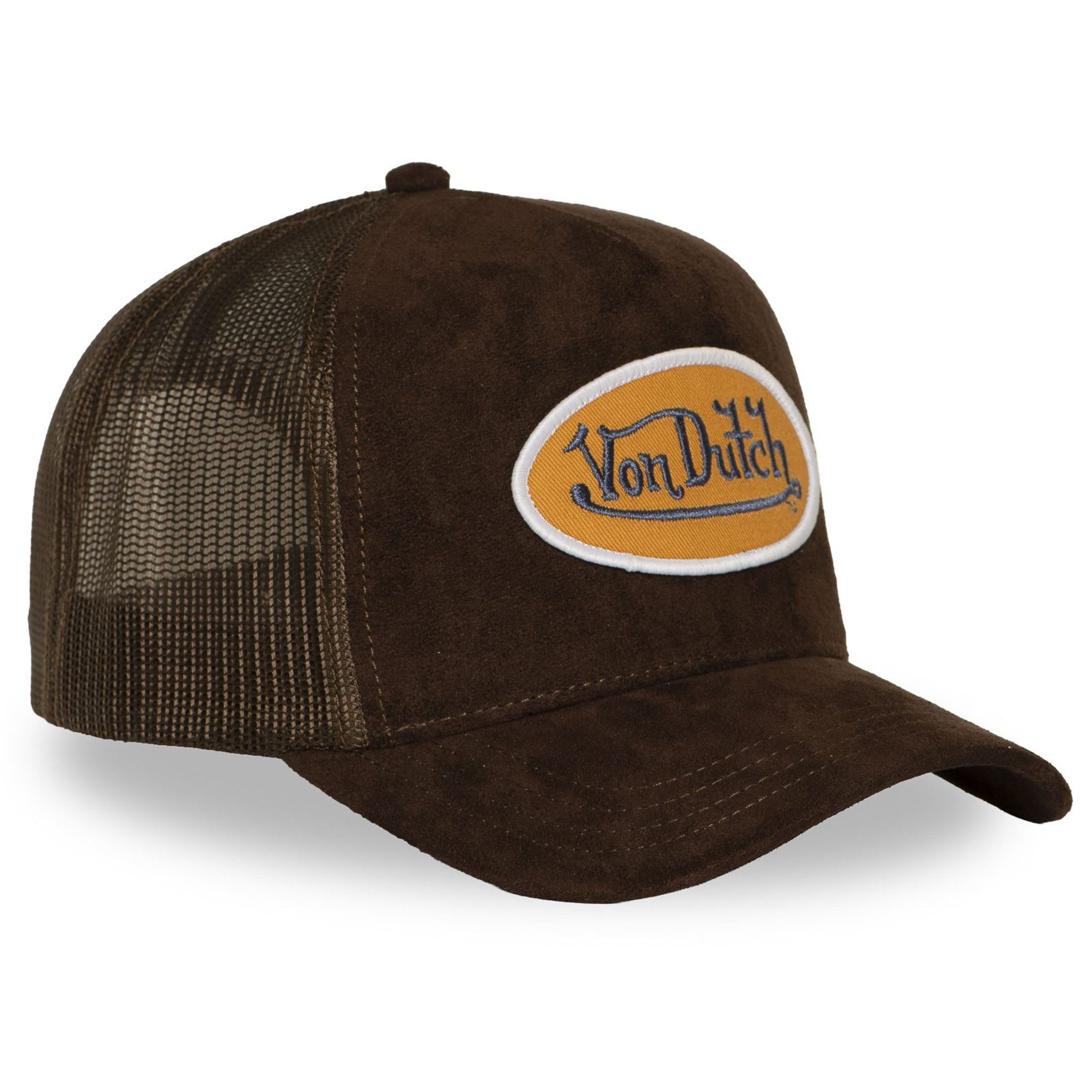 Von Dutch Trucker Cap Von Dutch Originals Trucker Cap SUEDE VD PATCH (Basecap, Basecap, Meshcap, Trucker Kappe)