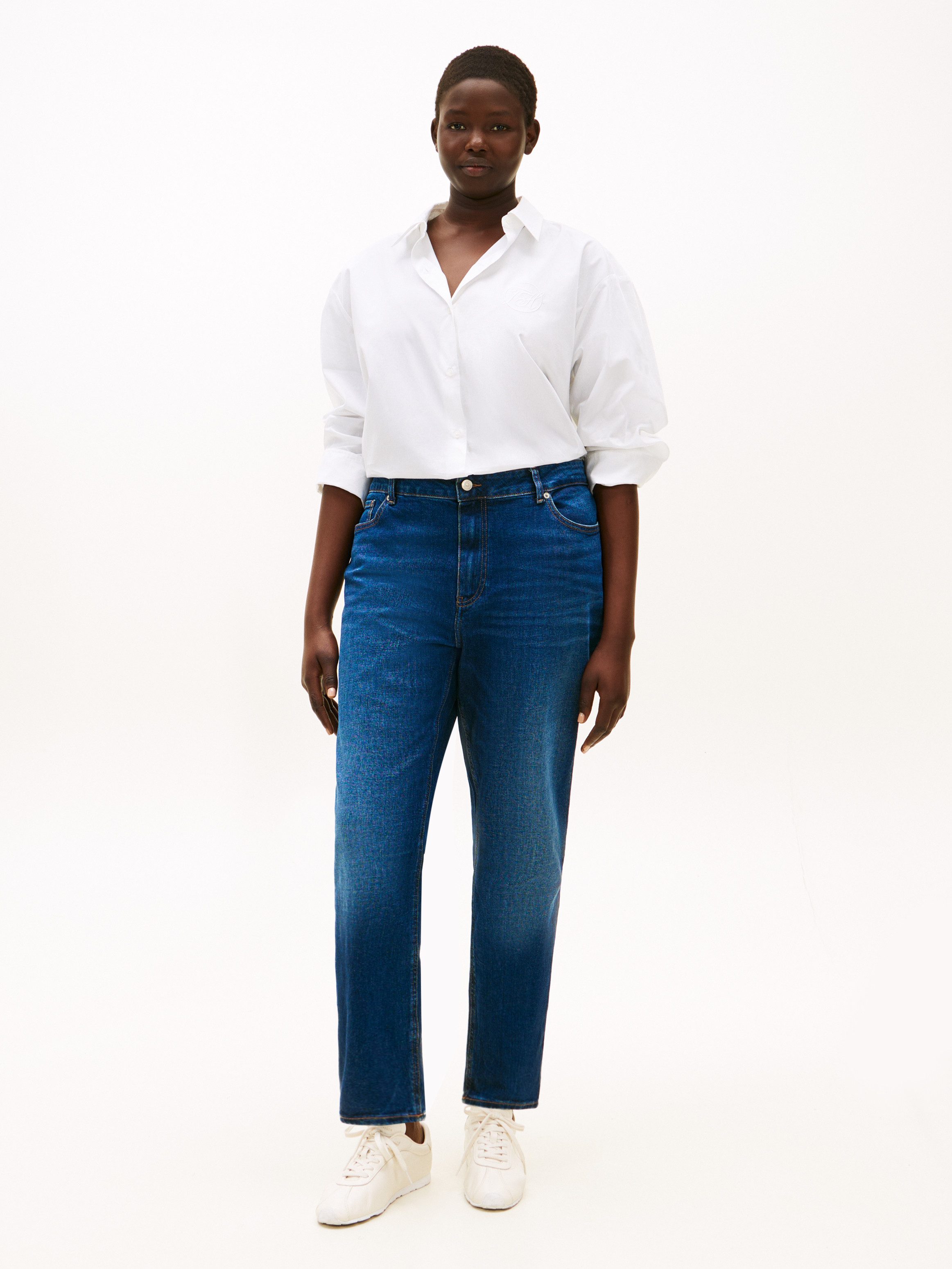 Tommy Hilfiger Curve Slim-fit-Jeans CRV DNM NEW DOREEN SLIM RW in großen Größen