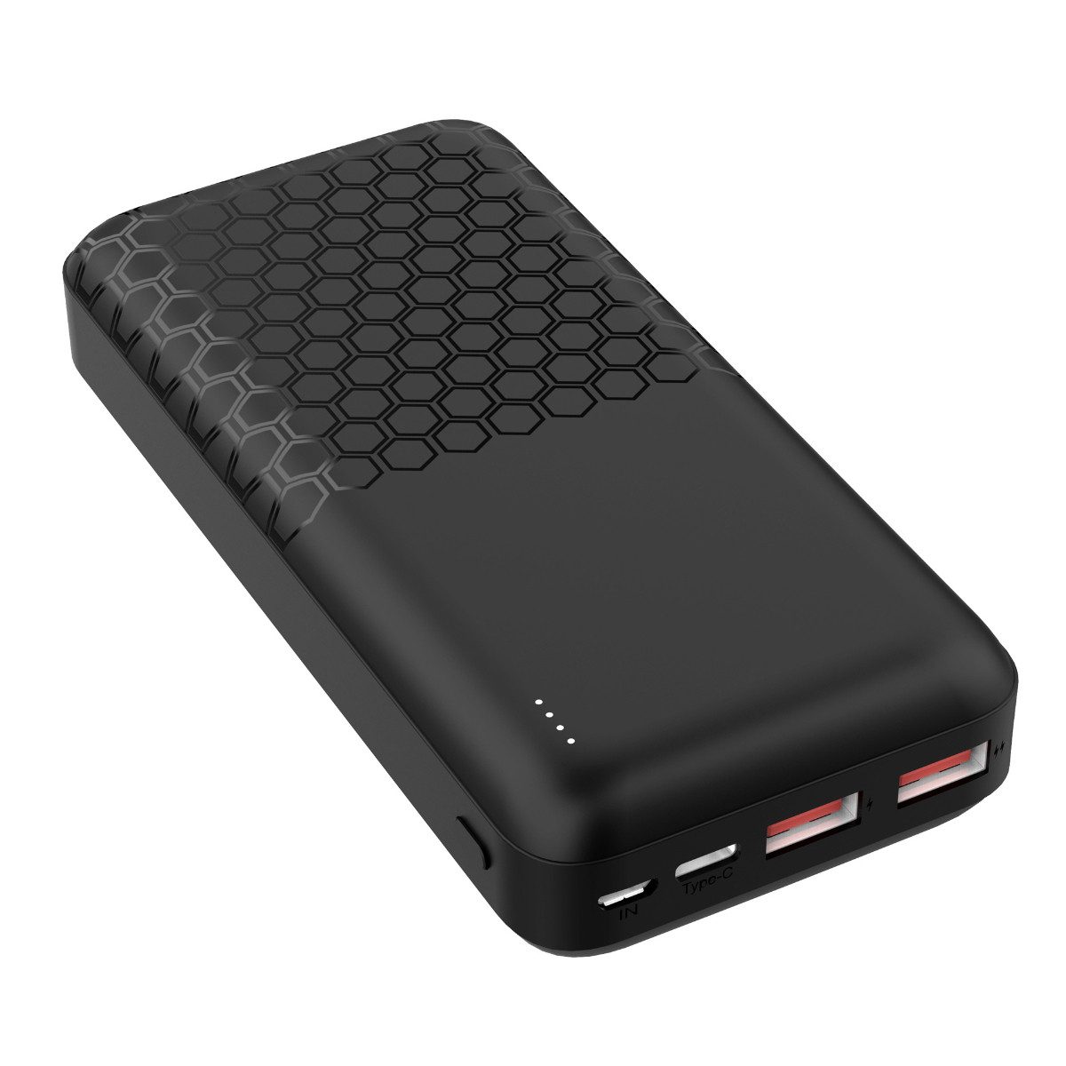 Platinet 45932 Powerbank PD / QC 20000 mAh (12, 5, 9 V), 20000 mAh, 20 W PD, 22,5 W Schnellladen und USB-C