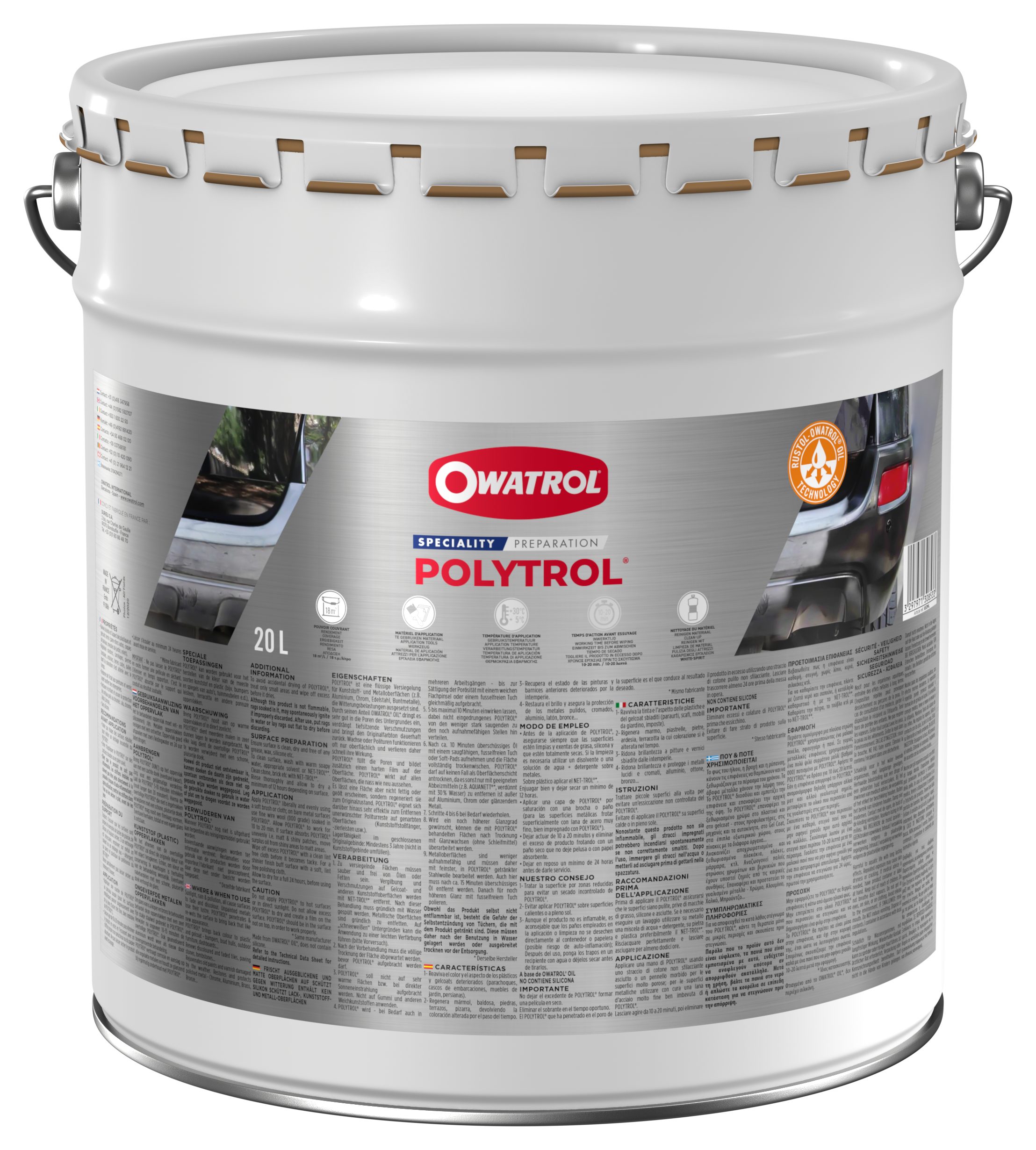 OWATROL Polytrol - Kunststoffauffrischer Autopolitur