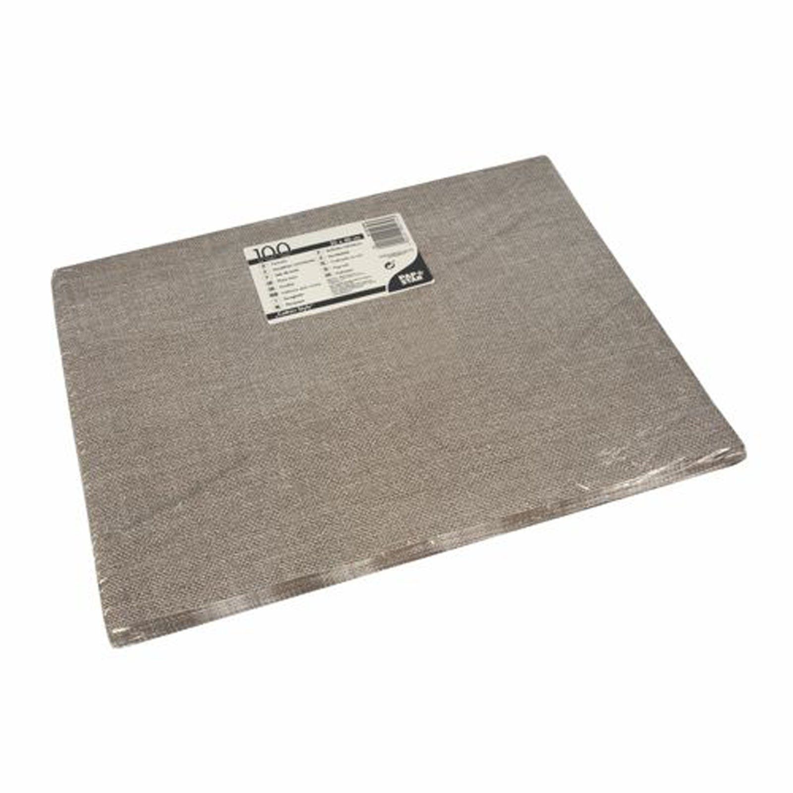 PAPSTAR Einwegschale Papier Tischsets, 1000 Style x Cotton braun 40 cm 30 Stück