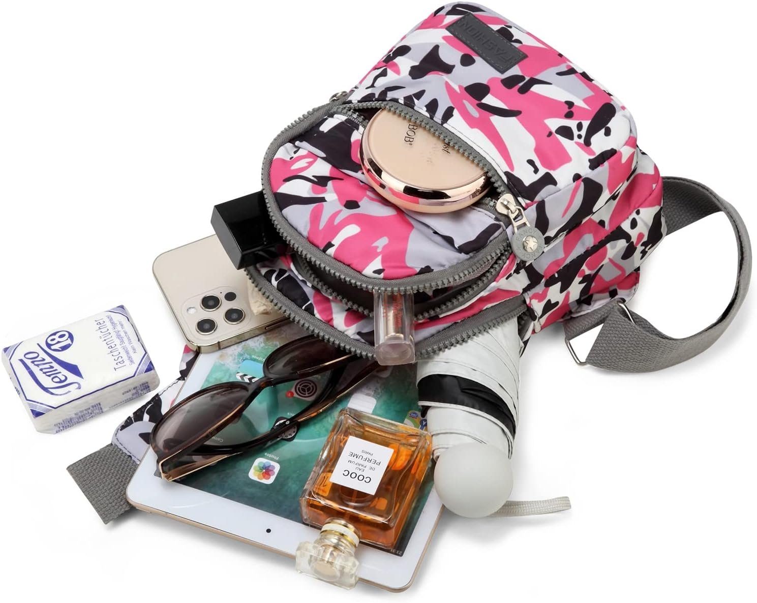 REDOM Schultertasche Brusttasche Sling Rucksack Umhängetasche (30 x 17 x 11 günstig online kaufen