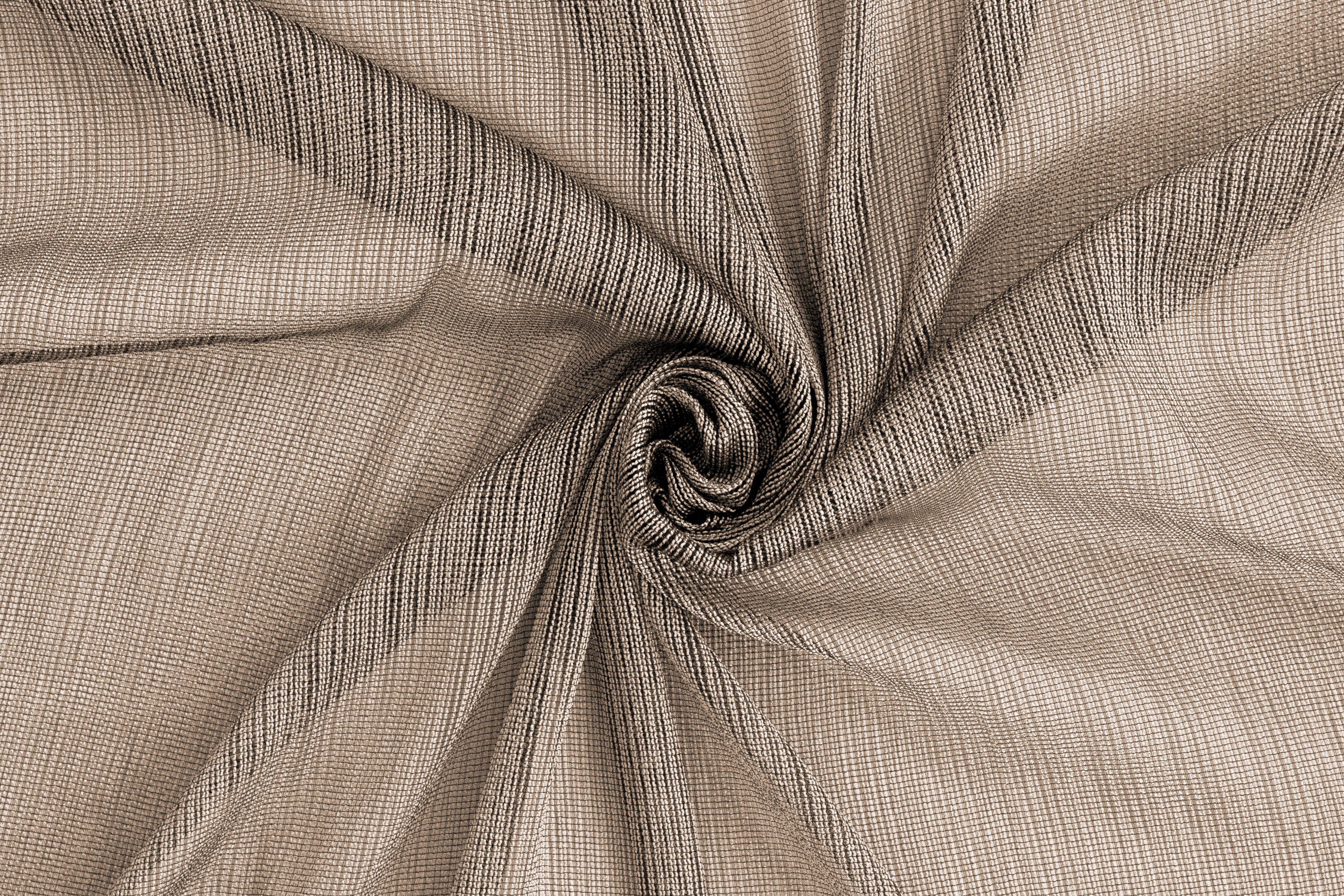HOMING Gardine Nian (1 St), verdeckte Schlaufen, halbtransparent, Voile, Fertigschal