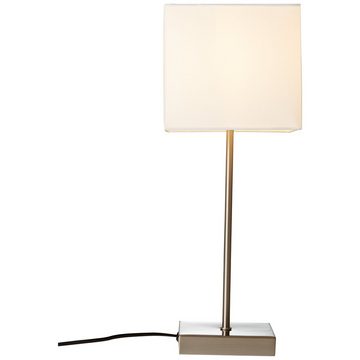 Lightbox Tischleuchte, ohne Leuchtmittel, Nachttischlampe, Touchschalter, 43 cm Höhe, E14, max. 40 W