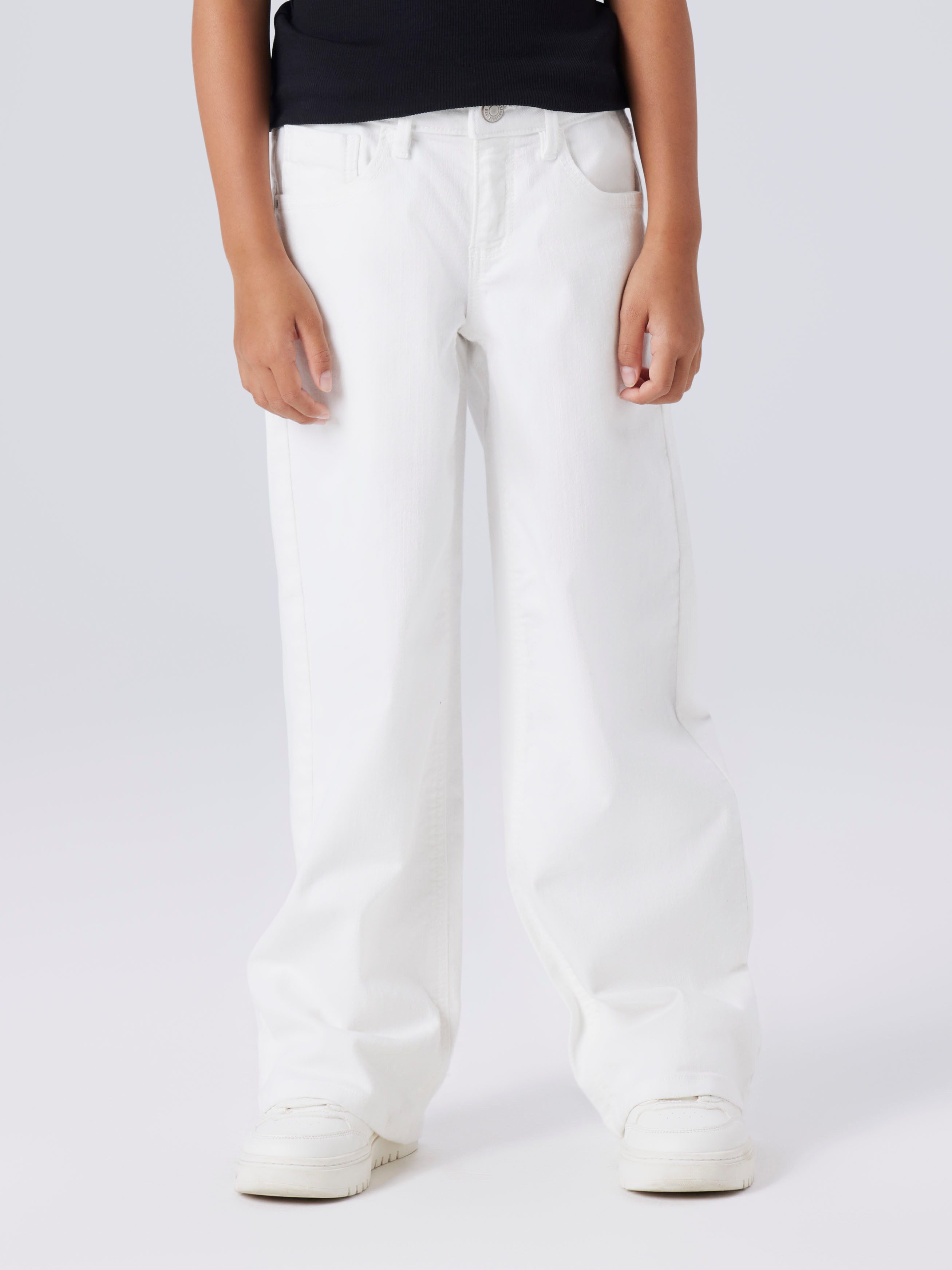 Name It 5-Pocket-Hose NKFROSE WIDE TWI PANT 1115-TP NOOS Baumwollmischung, regular fit, verstellbarer Bund