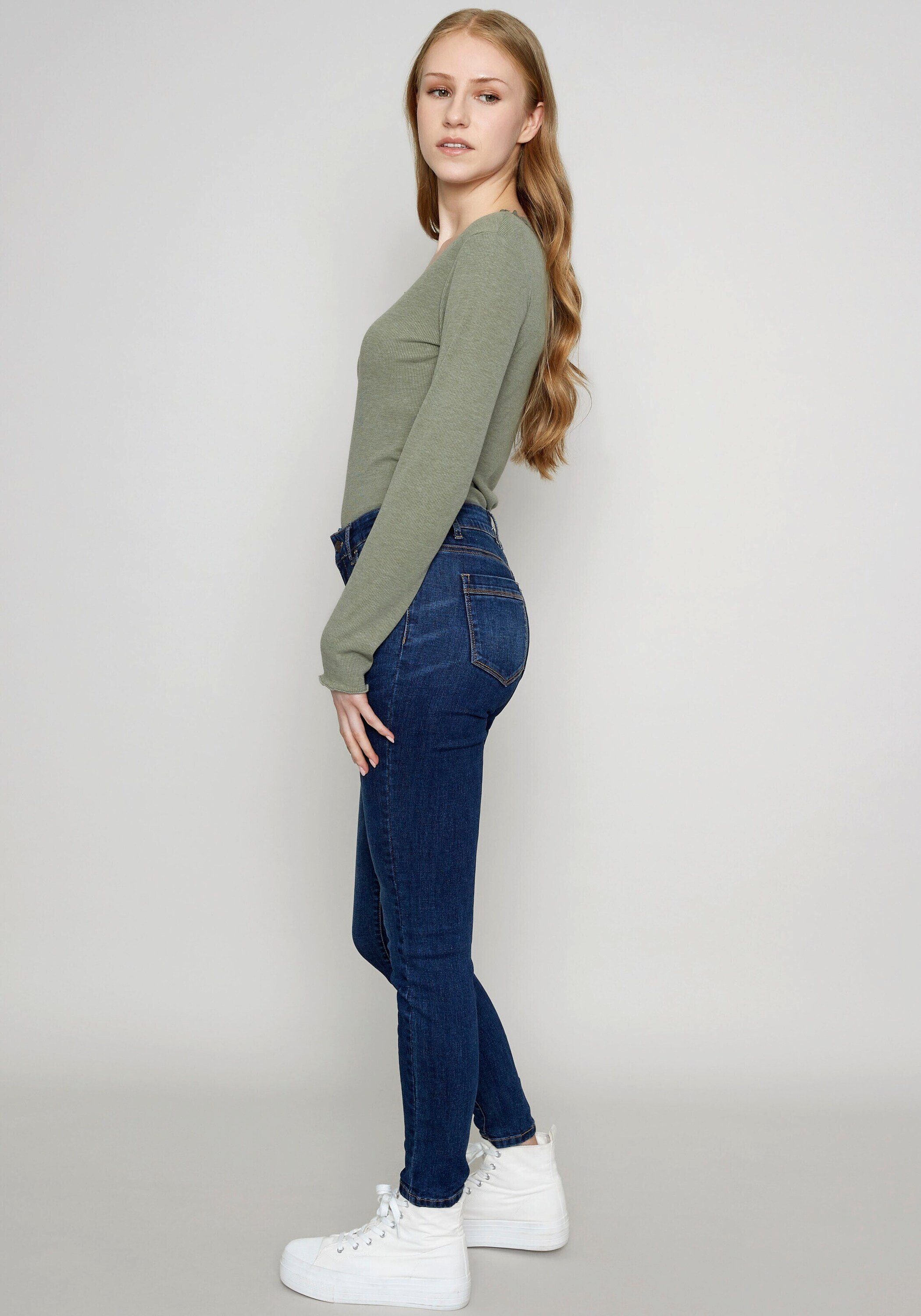 HaILY’S Slim-fit-Jeans (1-tlg) Plain/ohne Details