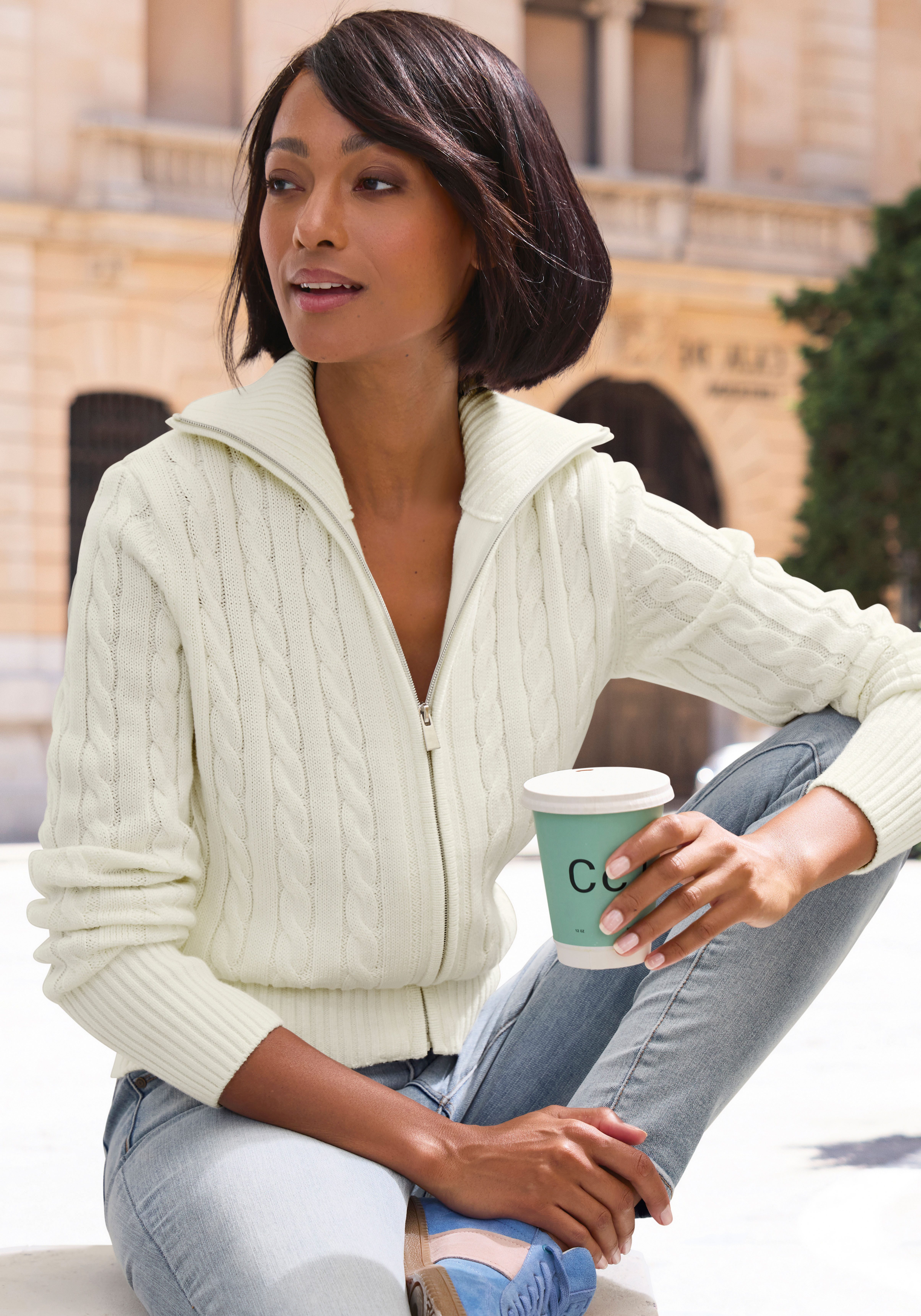 LASCANA Strickjacke günstig online kaufen