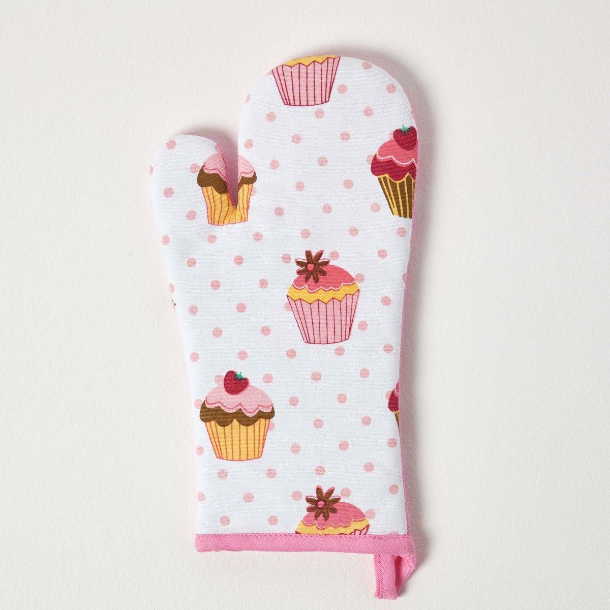 Homescapes Topfhandschuhe Ofenhandschuh Cupcakes günstig online kaufen