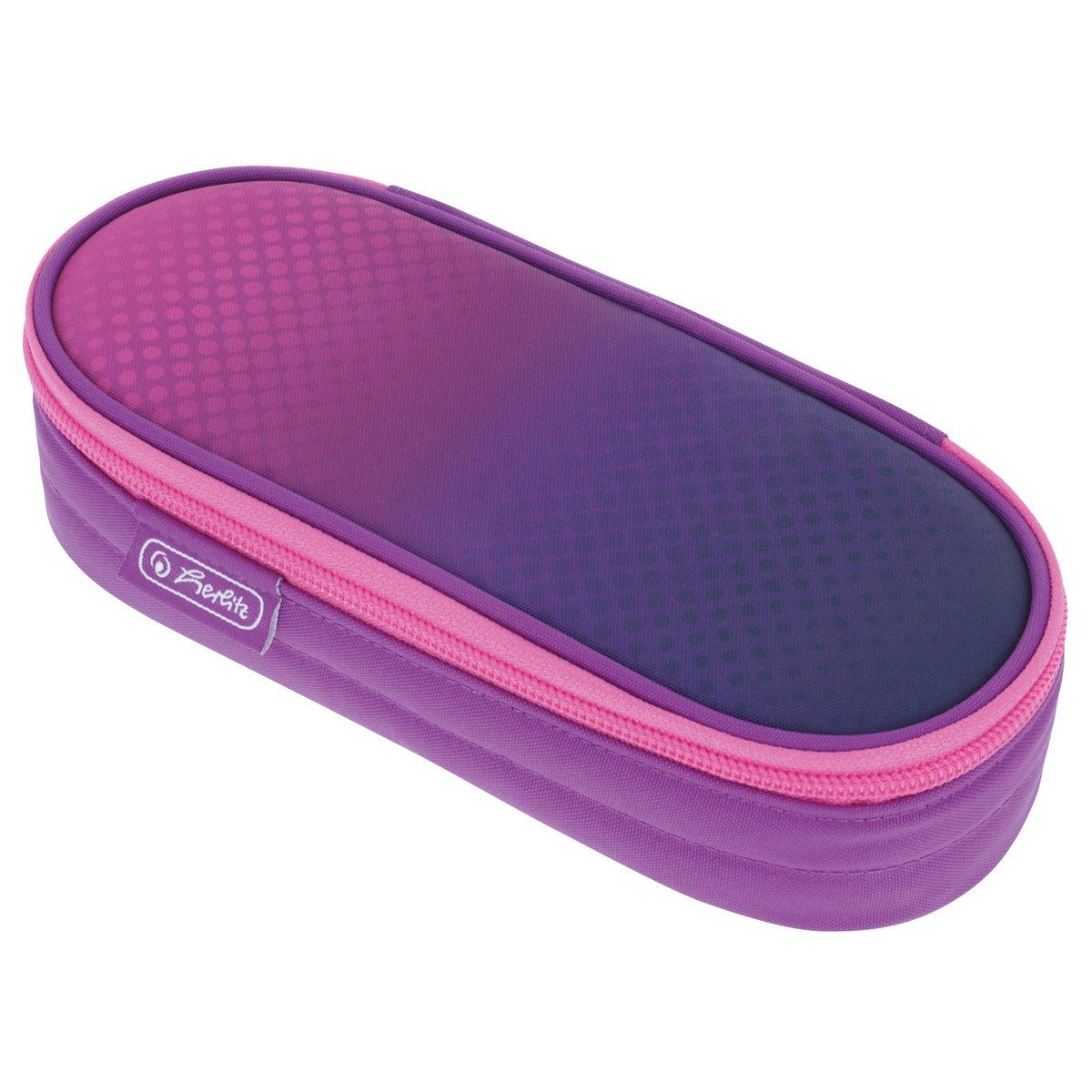 HAMELIN PAPERBRANDS Federtasche herlitz Faulenzer Etui Dip Dye pink/lila
