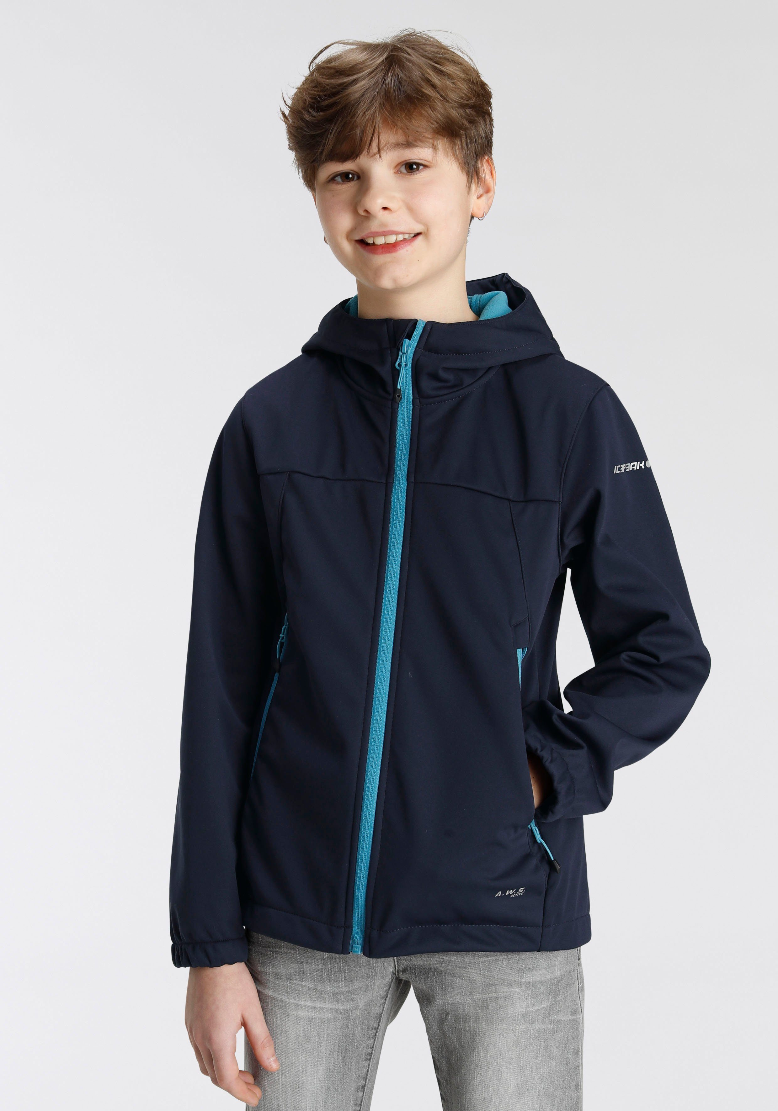 Überraschungspreis!! Icepeak Softshelljacke K blue KLINE SOFTSHELLJACKE dark