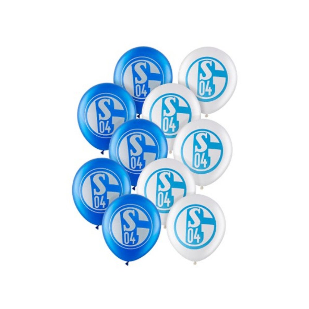 FC Schalke 04 FC Schalke 04 Luftballons 10er Pack gemischt