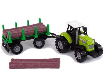 LEAN Toys Spielzeug-Traktor Traktor Anhänger Spielzeug Spielware Landwirtschaftsfahrzeug Fahrzeug