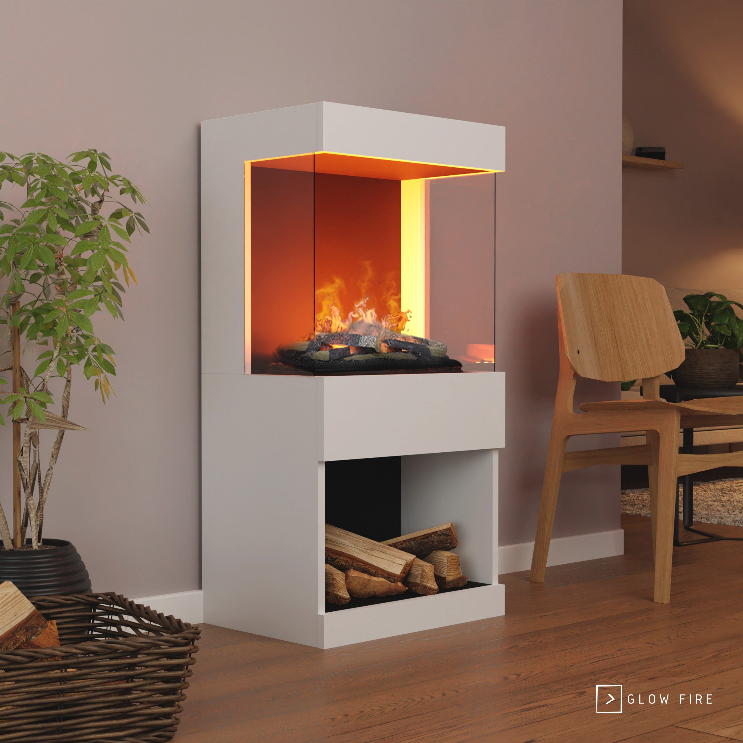 GLOW FIRE Elektrokamin OGF 2 Wasserdampf günstig online kaufen