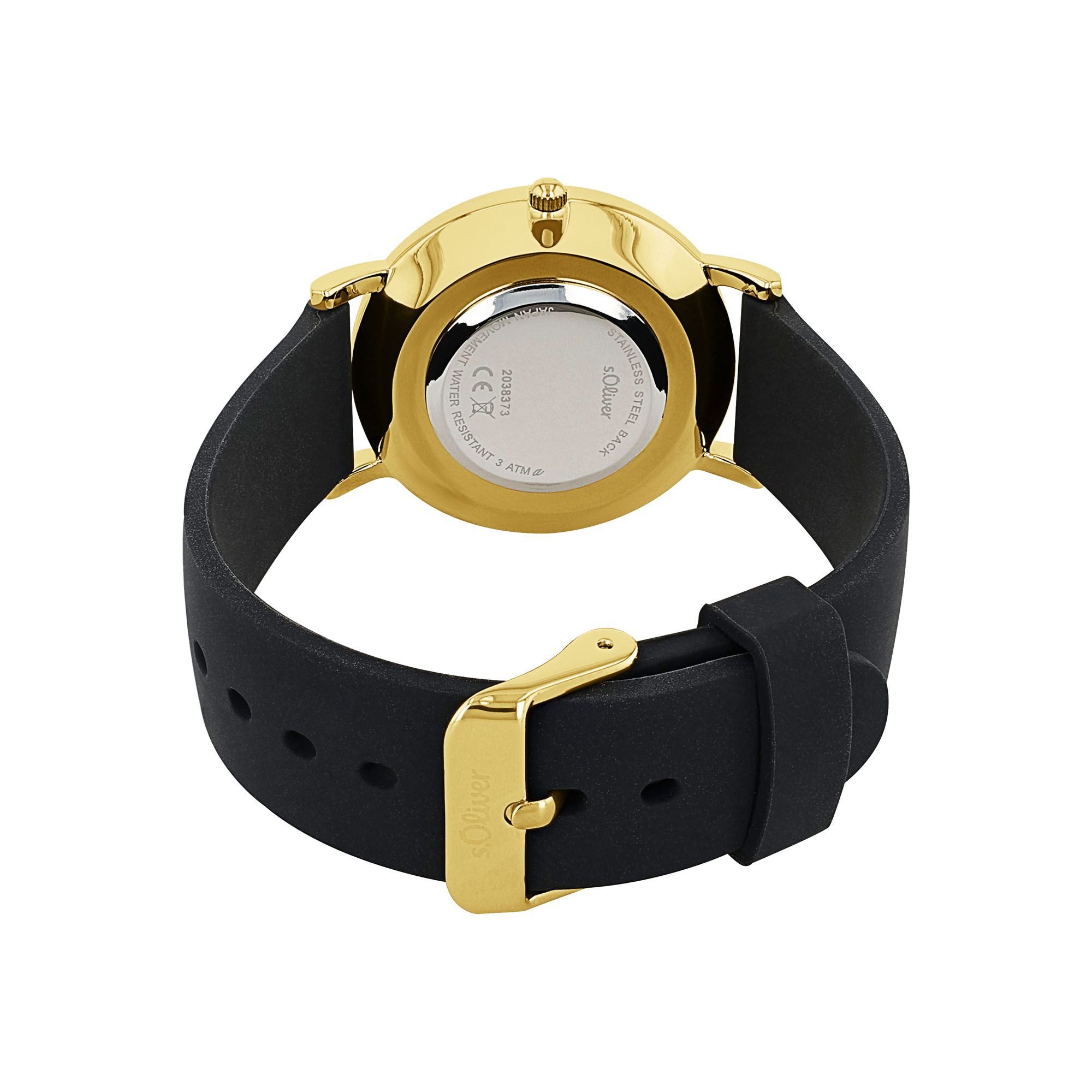 s.Oliver Quarzuhr 2038373, Armbanduhr, Damenuhr, analog, günstig online kaufen