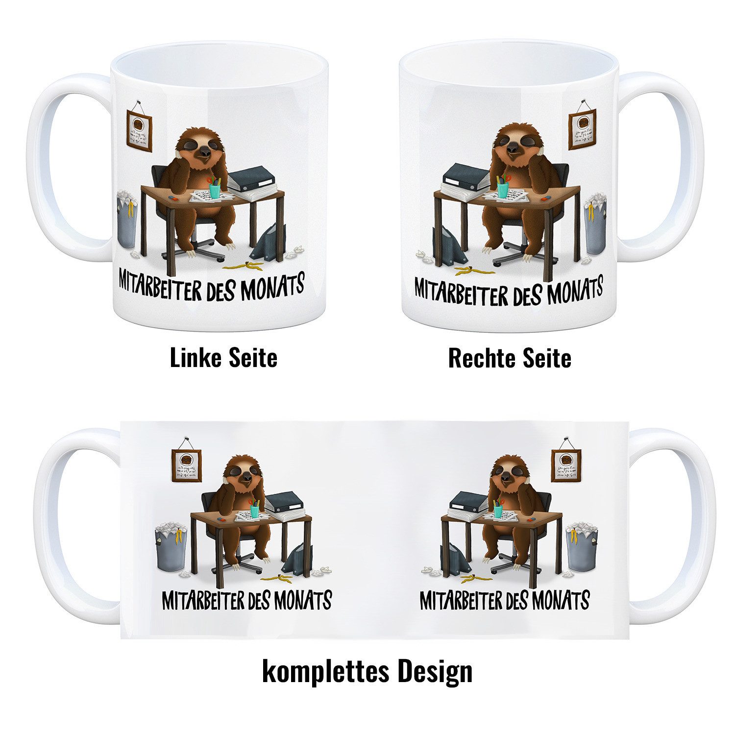 Problemlösungs-Kaffeebecher Mit Witzigem Ablaufdiagramm – Lustiger Büro-Gag Für Kollegen