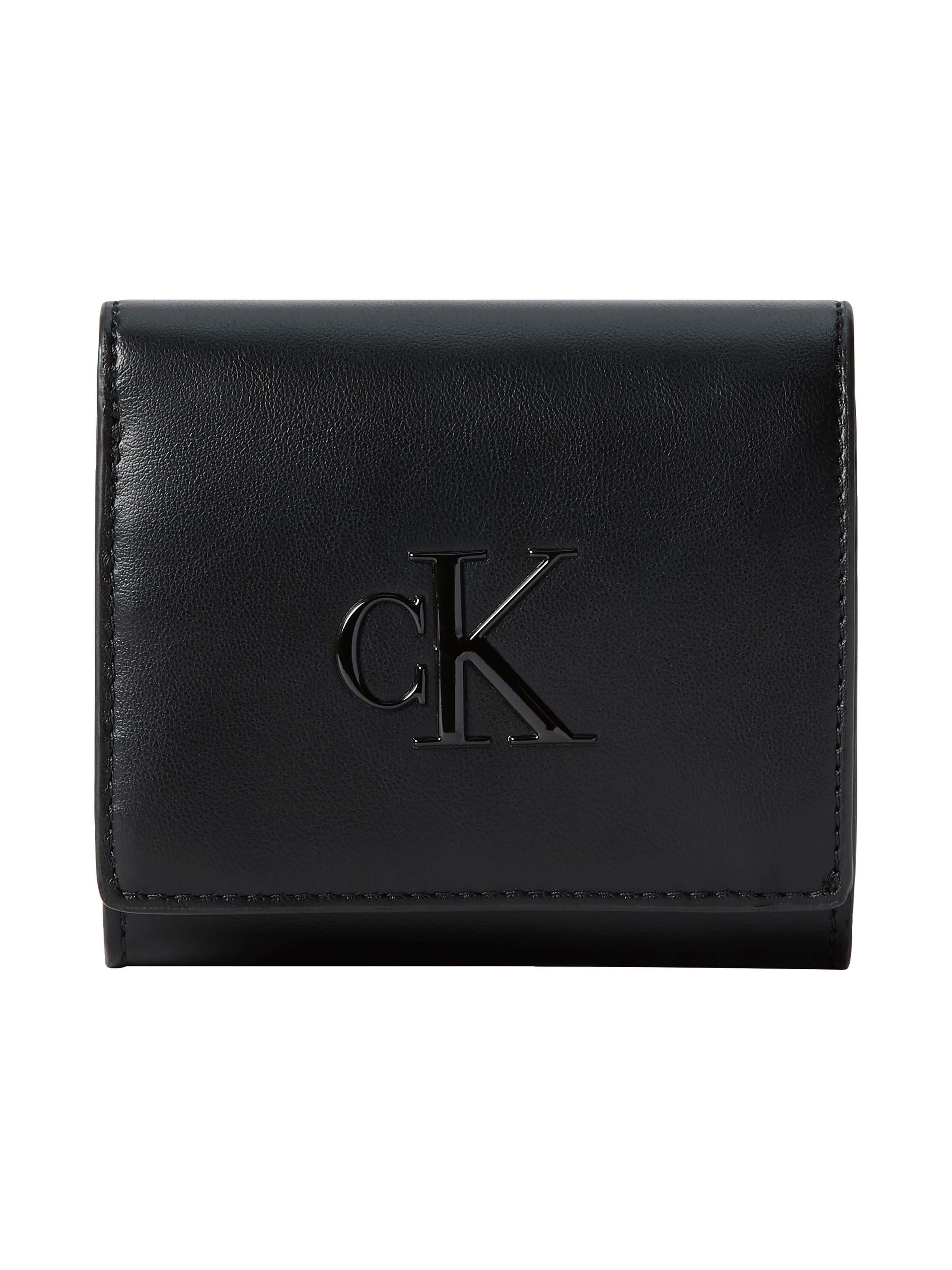 Calvin Klein Geldbörse BOLD CK MEDIUM BIFOLD, Geldbeutel, Portemonnaie, Money Pocket mit CK-Logo