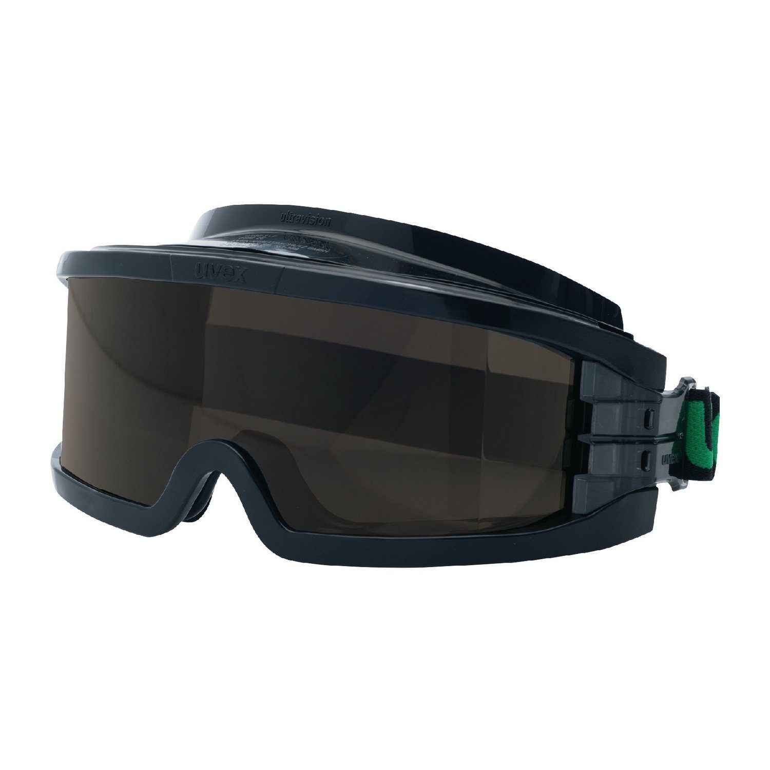 Uvex Arbeitsschutzbrille, (1St), infradur plus grün/schwarz