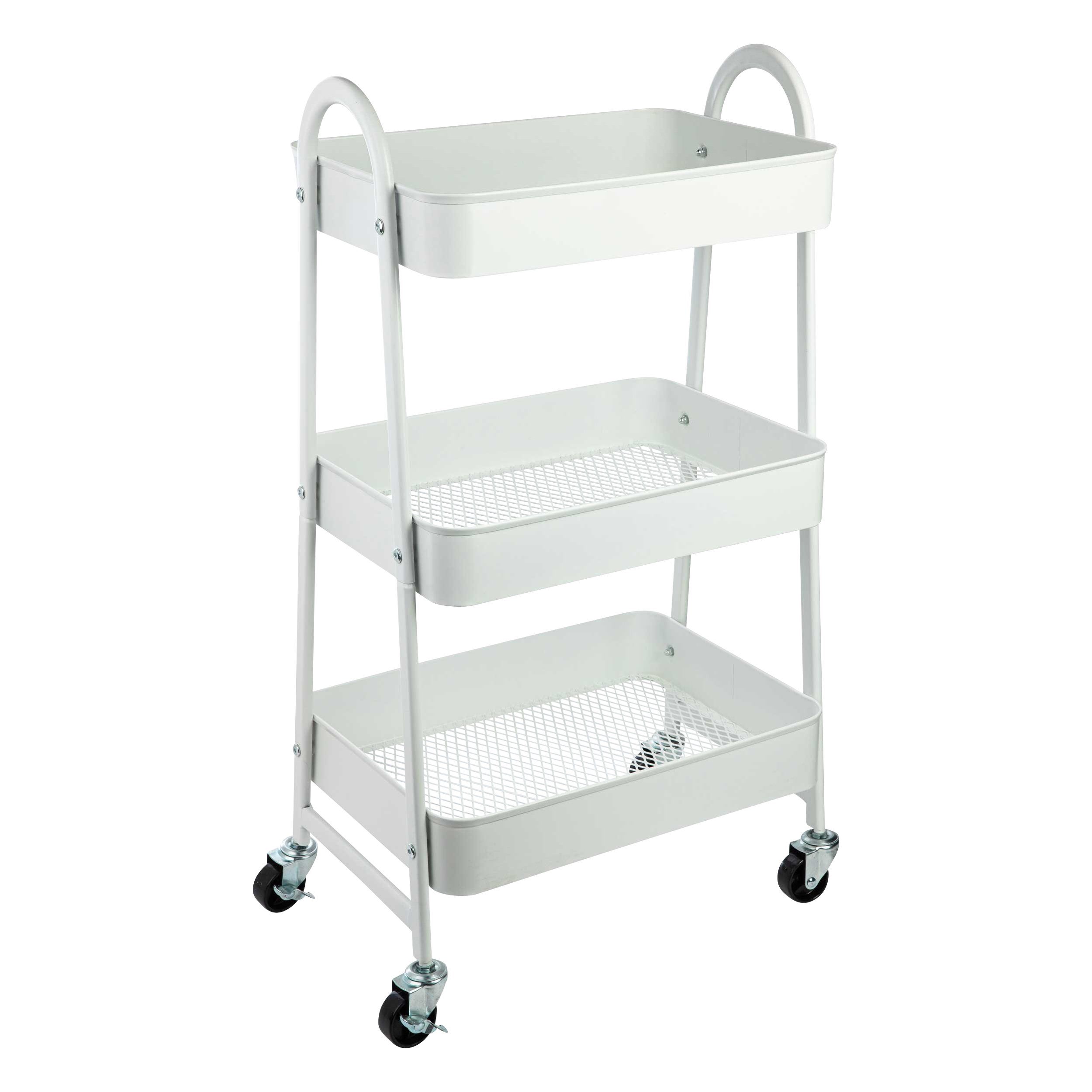 ONVAYA Beistellwagen Servierwagen, Beistellwagen, 3 Fächer, Multifunktionswagen. Reduzierter Preis € 39,99. Unverbindliche Preisempfehlung € 44,99