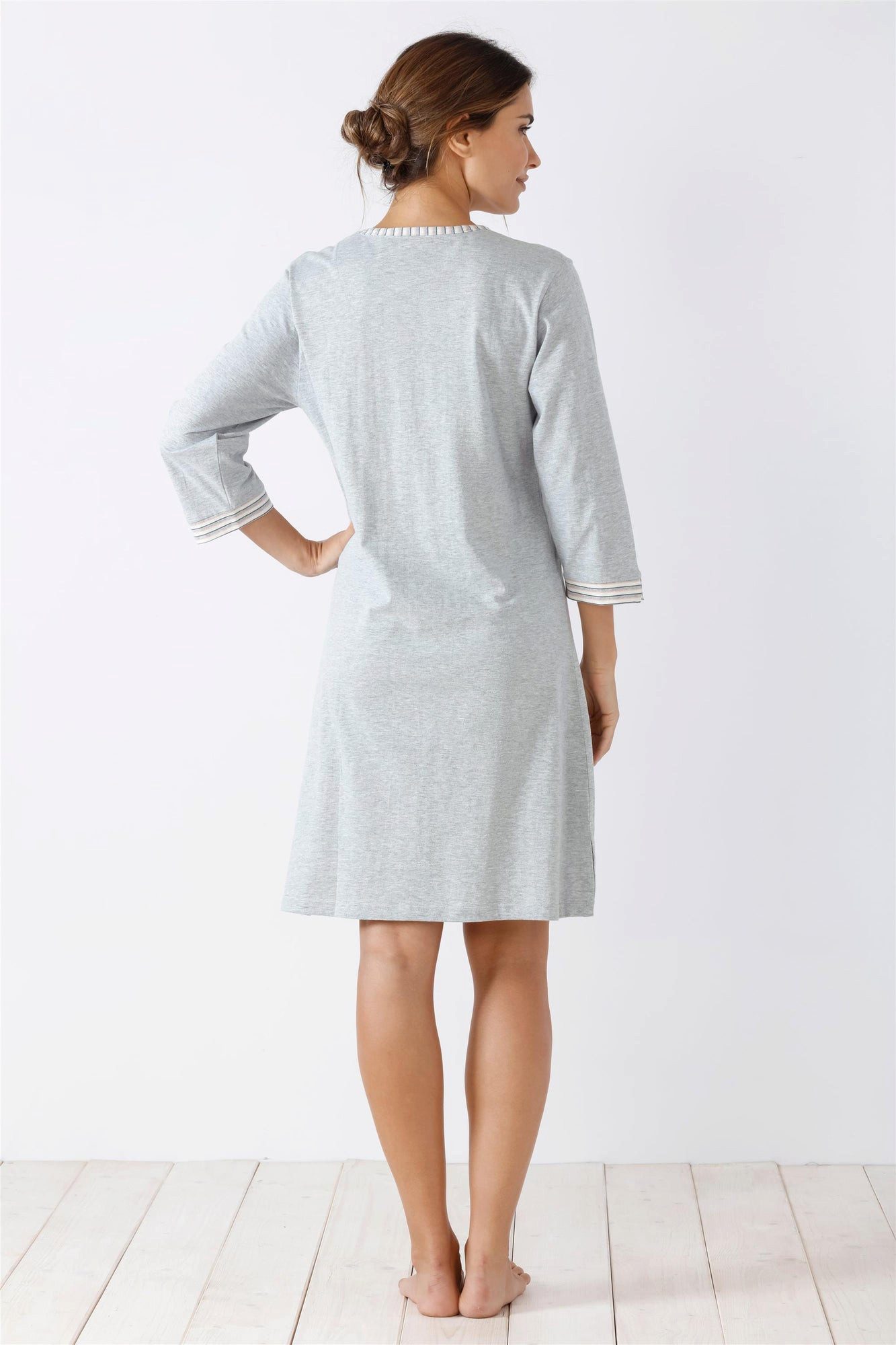 Hajo Sleepshirt Damen Sleepshirt Klima-Light® Single Jersey günstig online kaufen