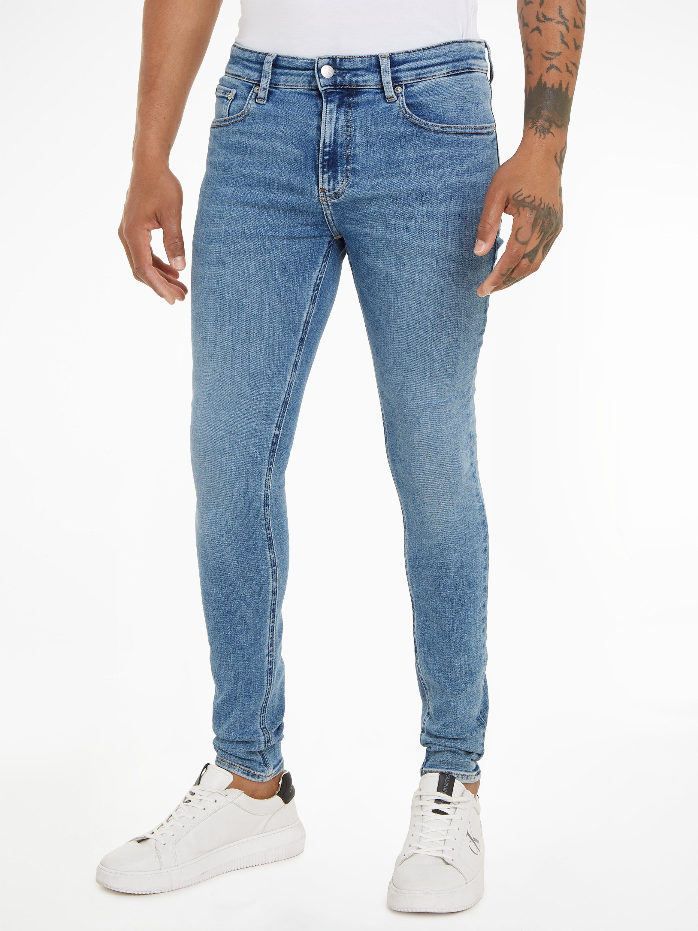 Calvin Klein Jeans Skinny-fit-Jeans SUPER SKINNY in klassischer 5-Pocket-Form