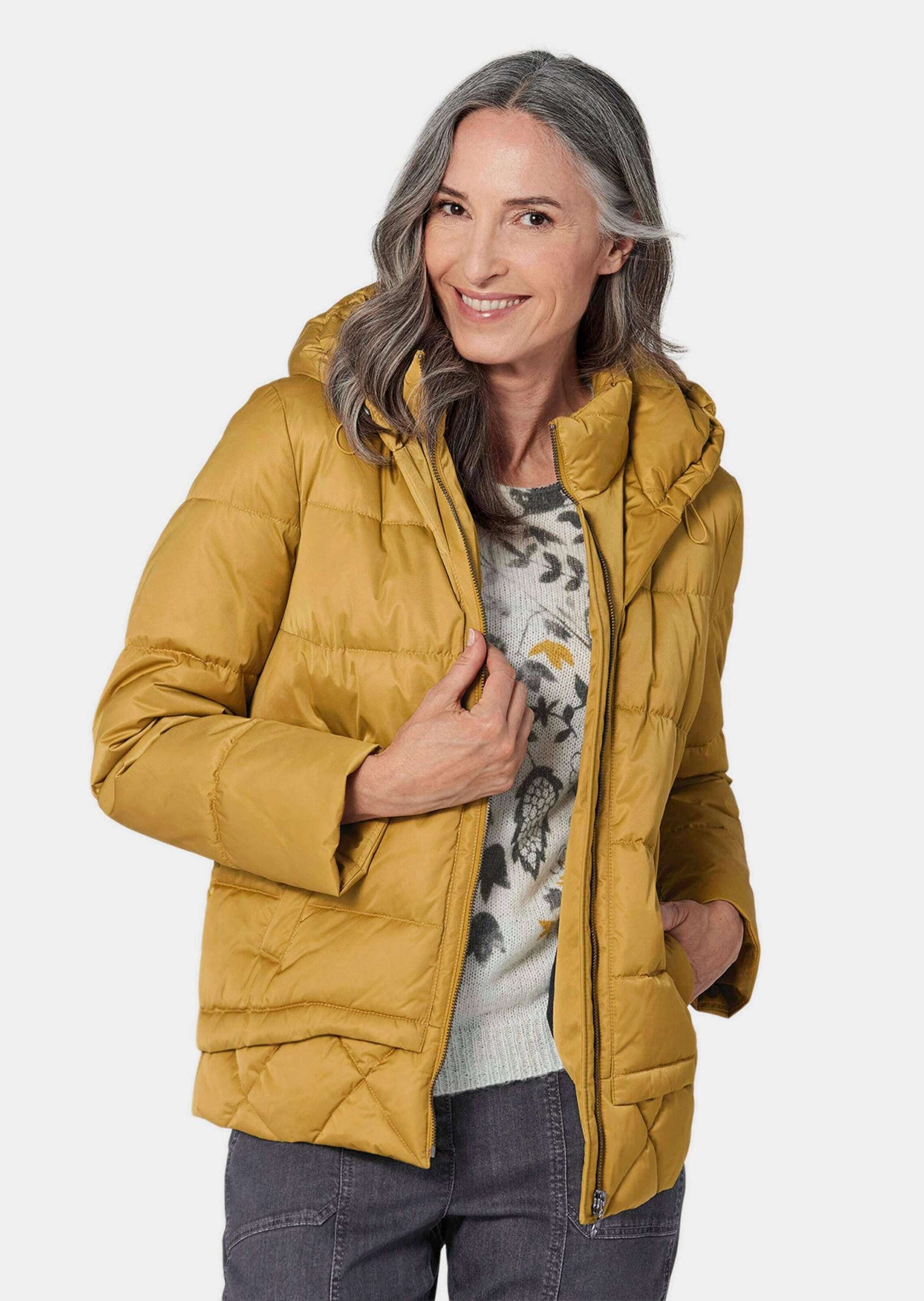GOLDNER Allwetterjacke Steppjacke mit Kapuze