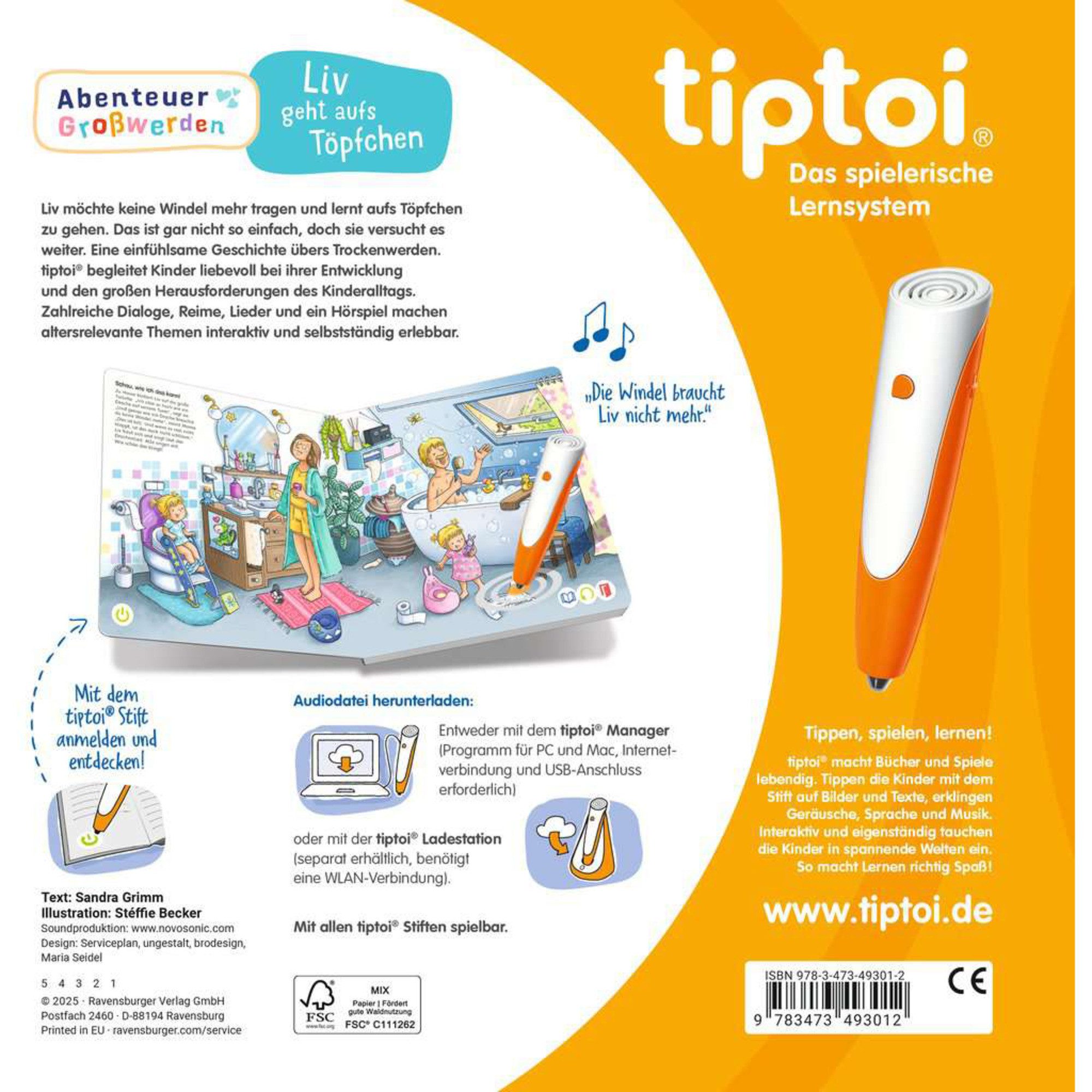 Ravensburger Lernspielzeug Ravensburger tiptoi Abenteuer Großwerden: günstig online kaufen