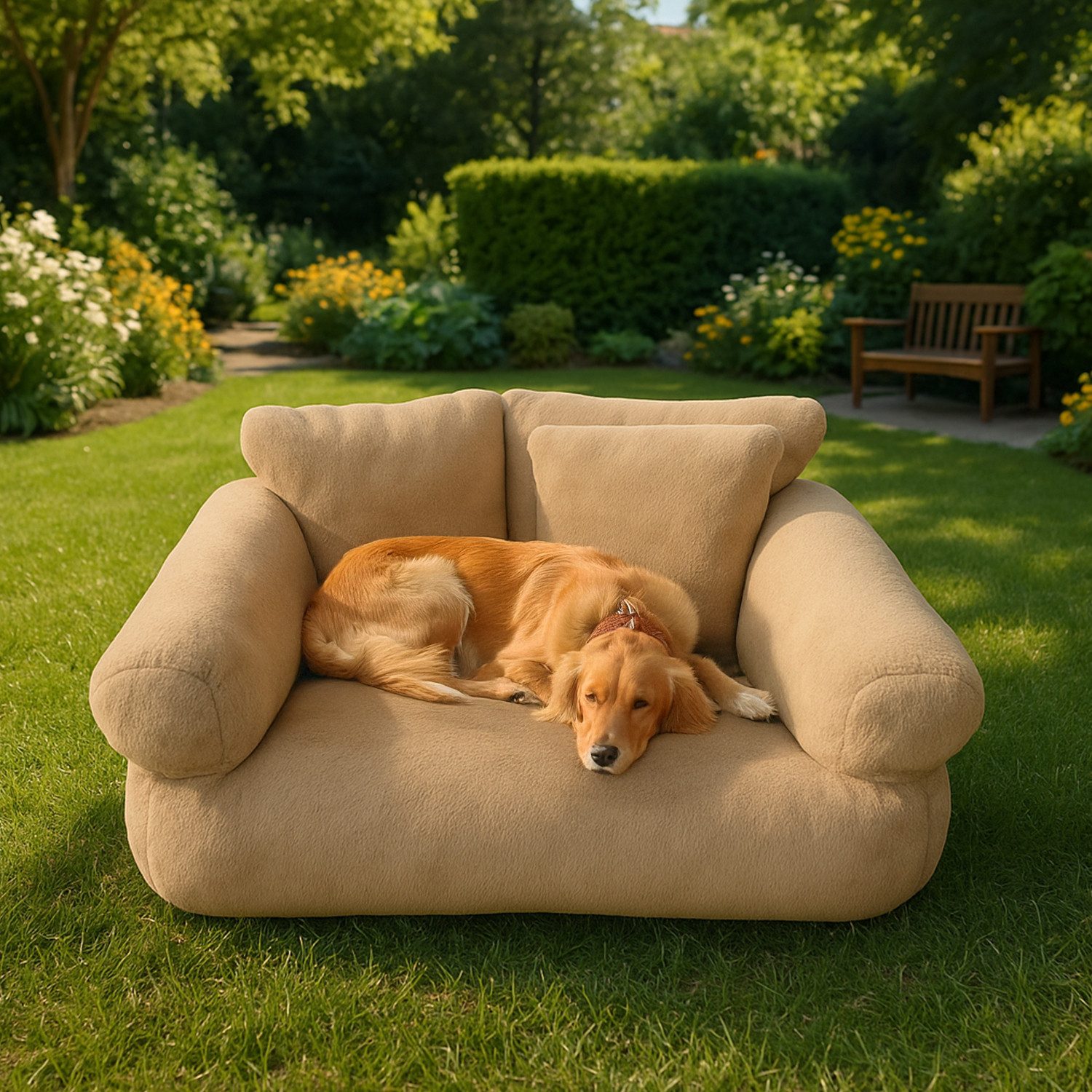 Roxlin Tierbett Hundebett Kleines Hundesofa Flauschig und Waschbar für klei günstig online kaufen