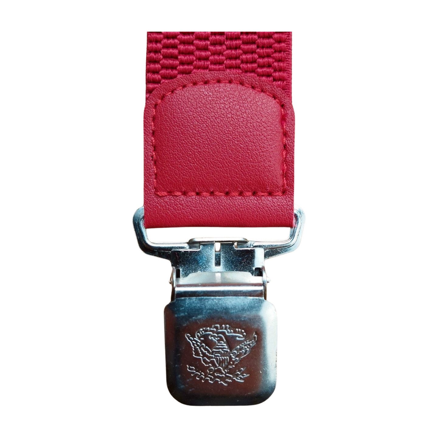 Ware aus aller Welt Hosenträger rot starke Y Hosenträger 40 mm breit mit starke Krallenclips