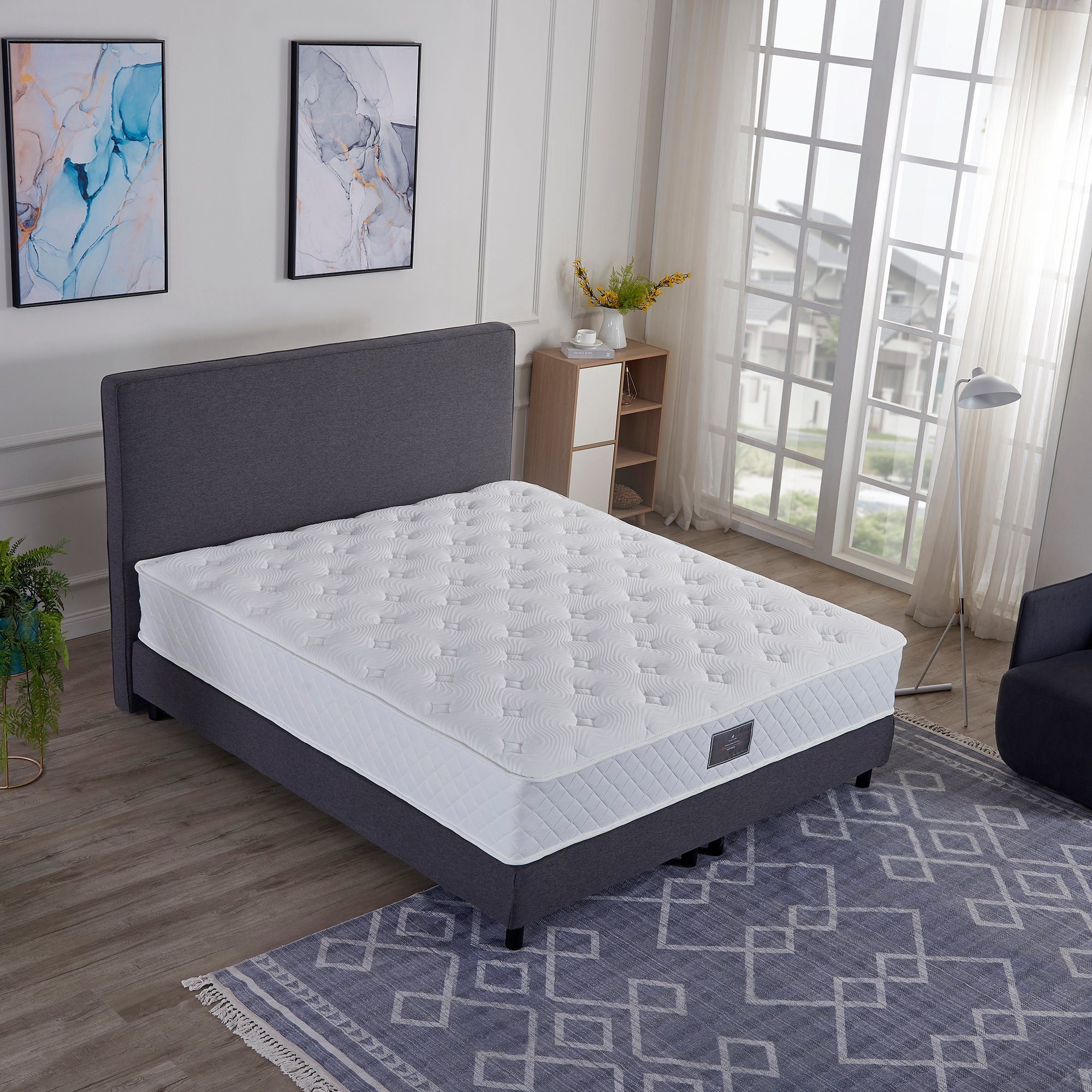 V6 Boxbett Modell 208 mit Taschenfederkernmatratze