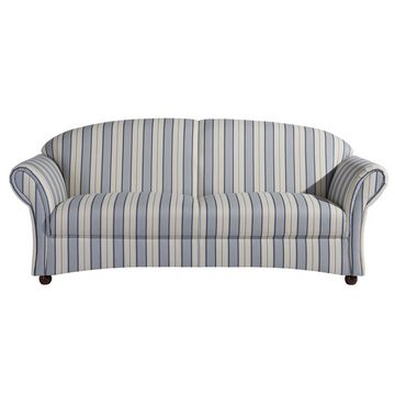 Max Winzer® 2,5-Sitzer Corona Sofa 2,5-Sitzer blau Flachgewebe, 1 Stück, Made in Germany