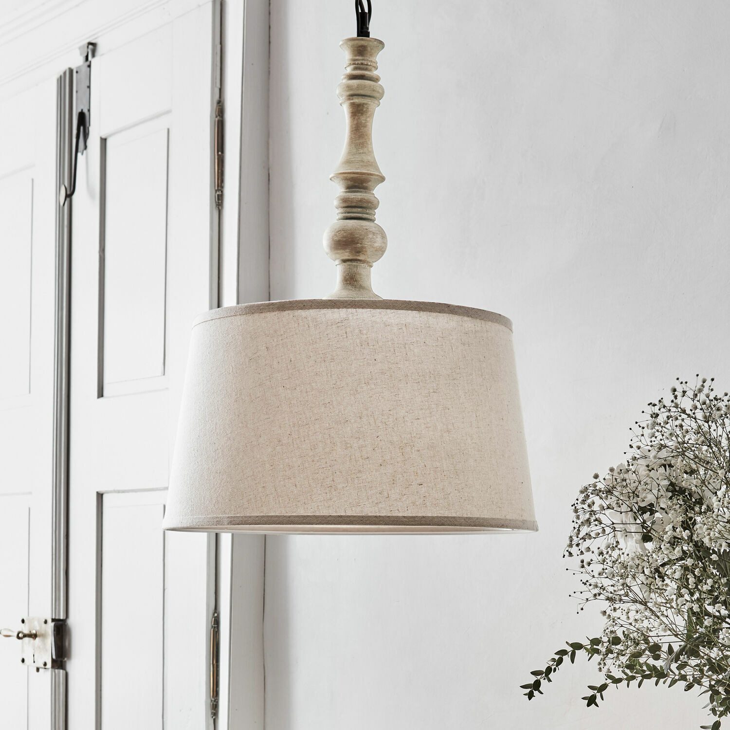 Mirabeau Hängeleuchten Hängelampe Martigny beige, none – Bild 4 von 5