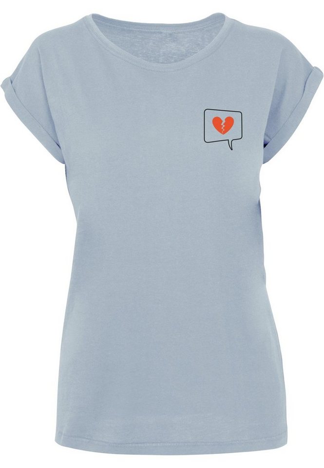 Damen T-Shirt Ladies Heartbreak Tee Extended Merchcode (1-tlg) Shoulder