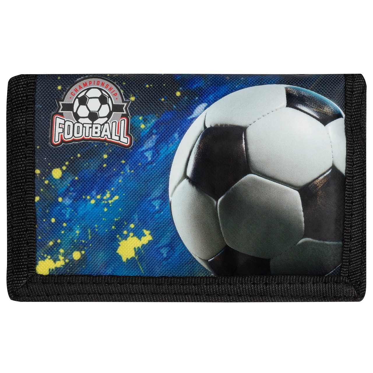 DERFORM Geldbörse Fussball Football Geldbörse Geldbeutel Kinder Portemonnaie