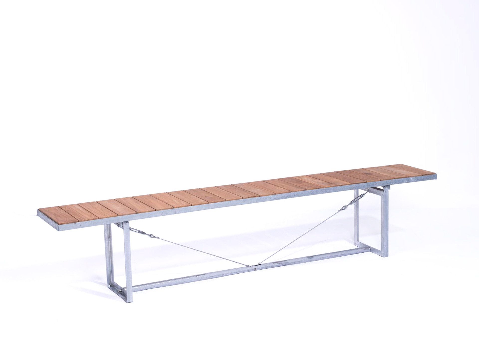 jankurtz Gartenbank Jever 220cm aus massiven Teakleisten