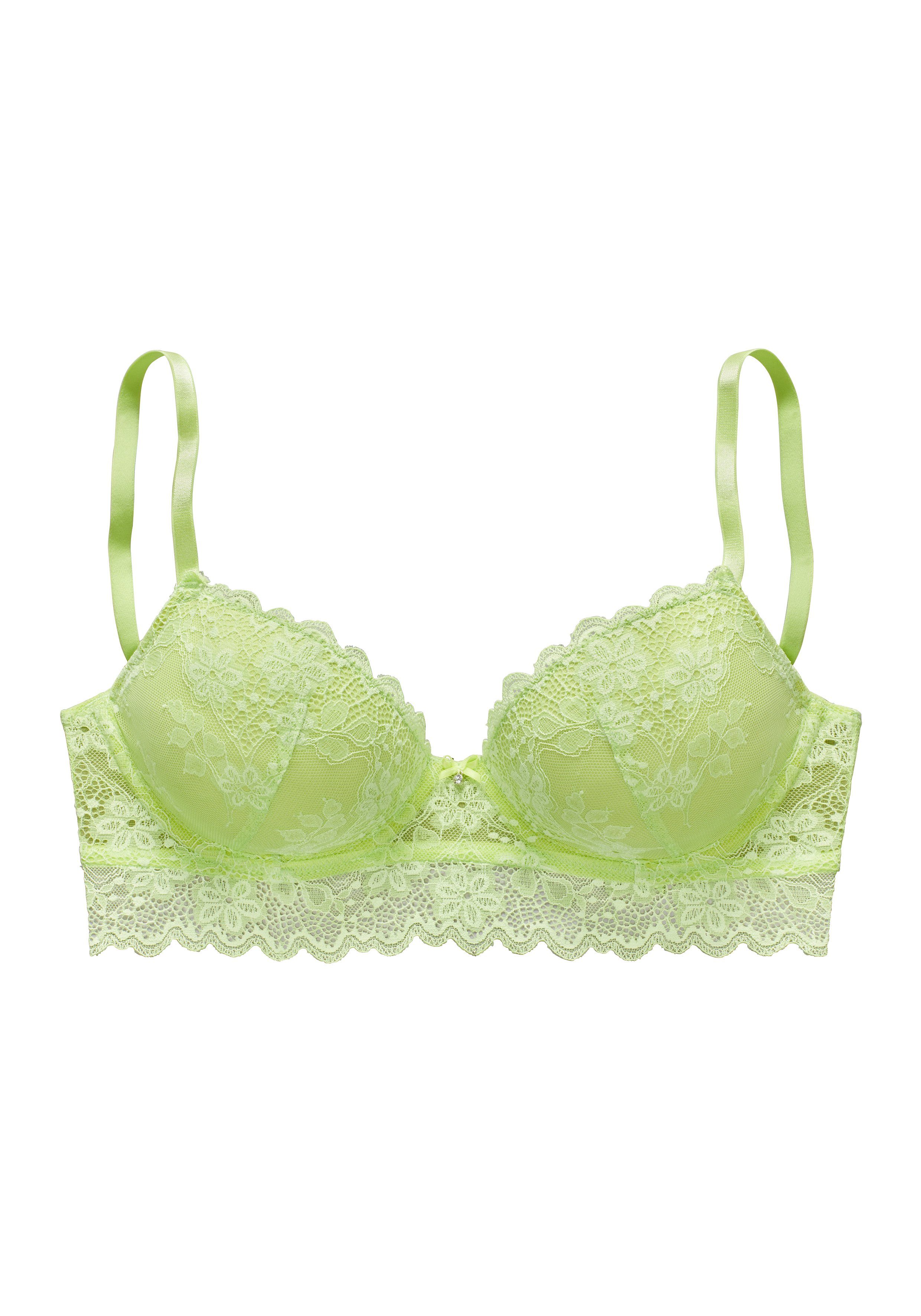 Vivance by Lascana Push-up-BH Julia aus Jacquardspitze in leichter Longform, sexy Dessous – Bild 2 von 5
