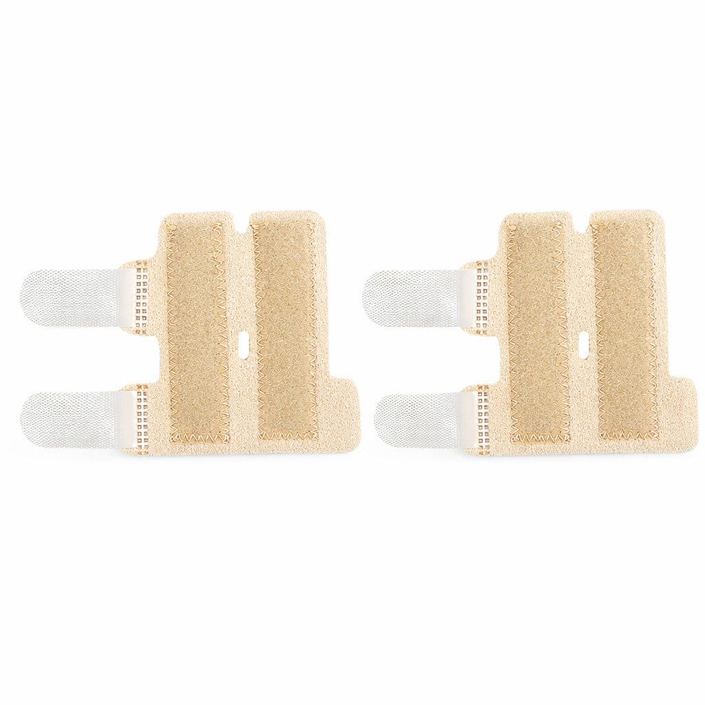 COOL-i ® Fingerbandage Verstellbare Fingerschiene mit 2 Metallschienen, 2 Stück, Fingerstütze zur Ruhigstellung, atmungsaktiv, Universalgröße