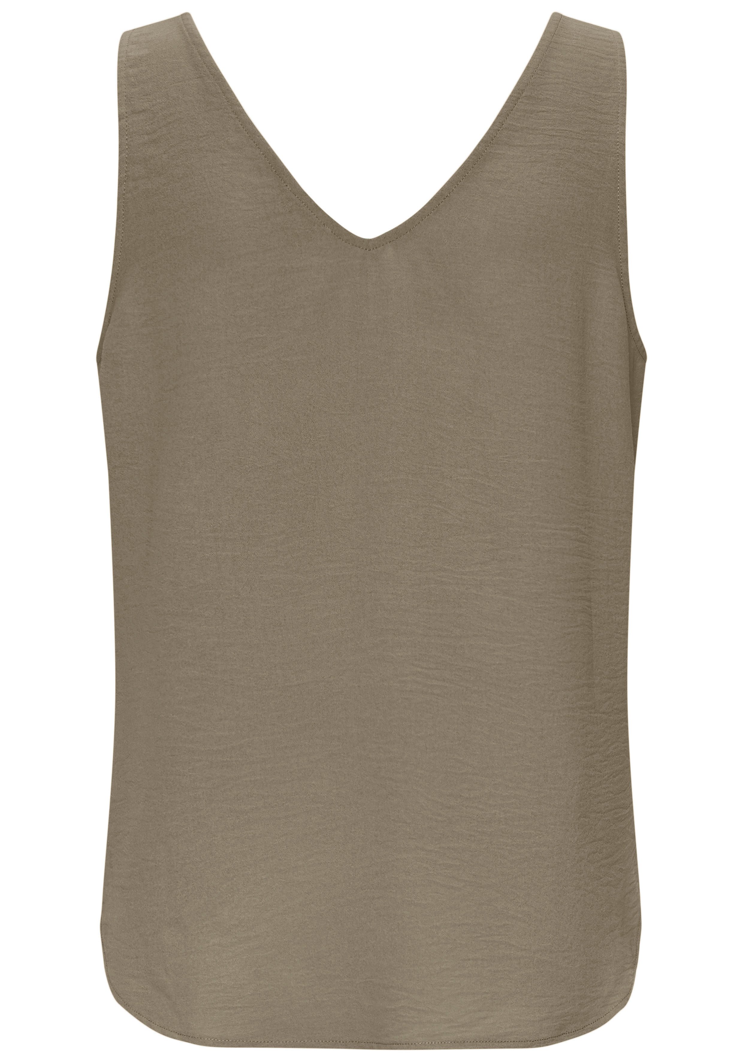 Vivance Blusentop mit V-Ausschnitt, Basic, Damentop