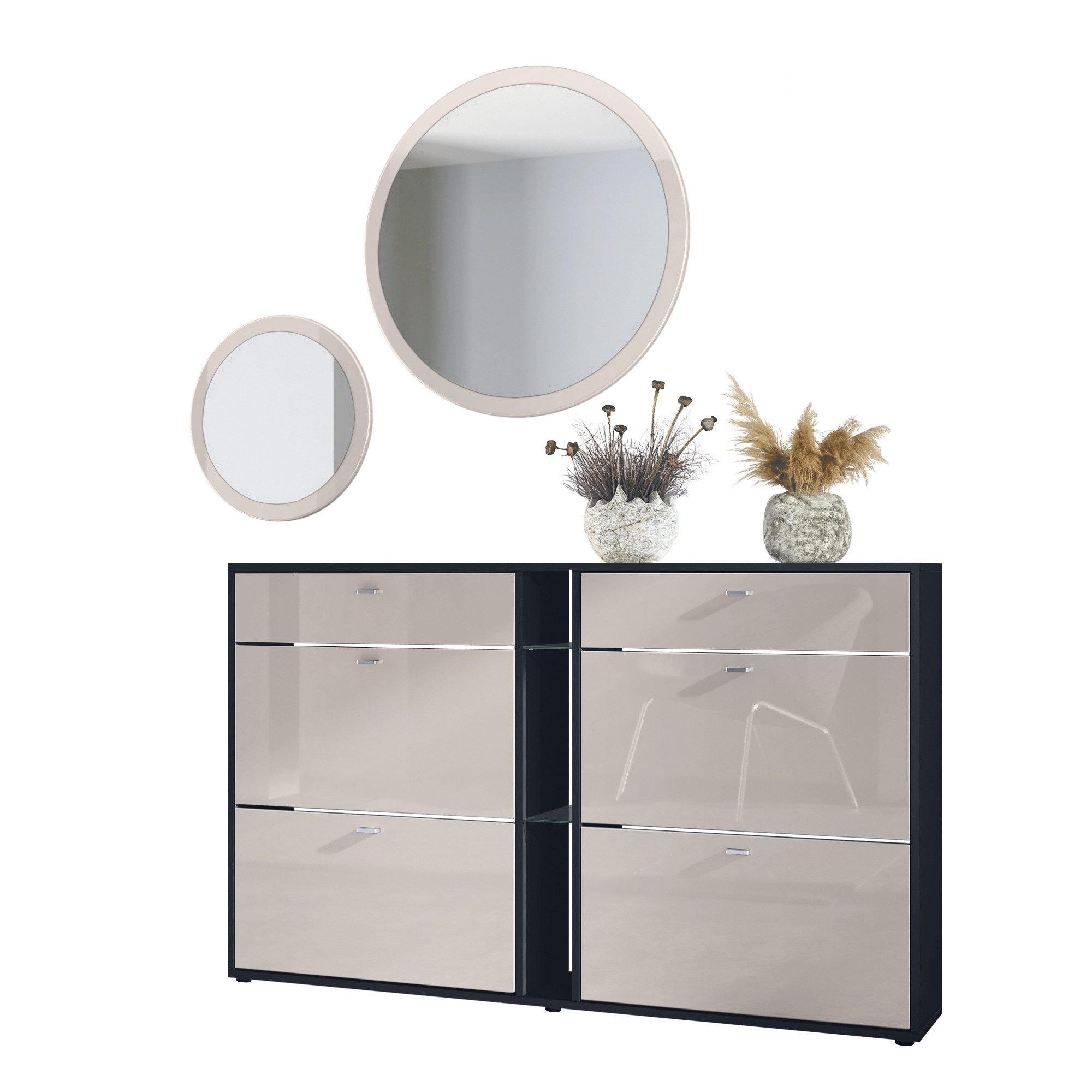 Vladon Garderoben-Set Florence, (Garderoben-Set, mit Schuhschrank günstig online kaufen