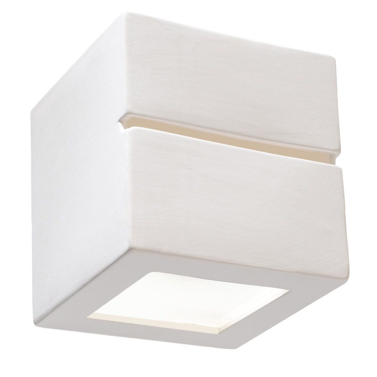 SOLLUX lighting Wandleuchte Wandleuchte Keramik Leo Line, Nicht enthalten